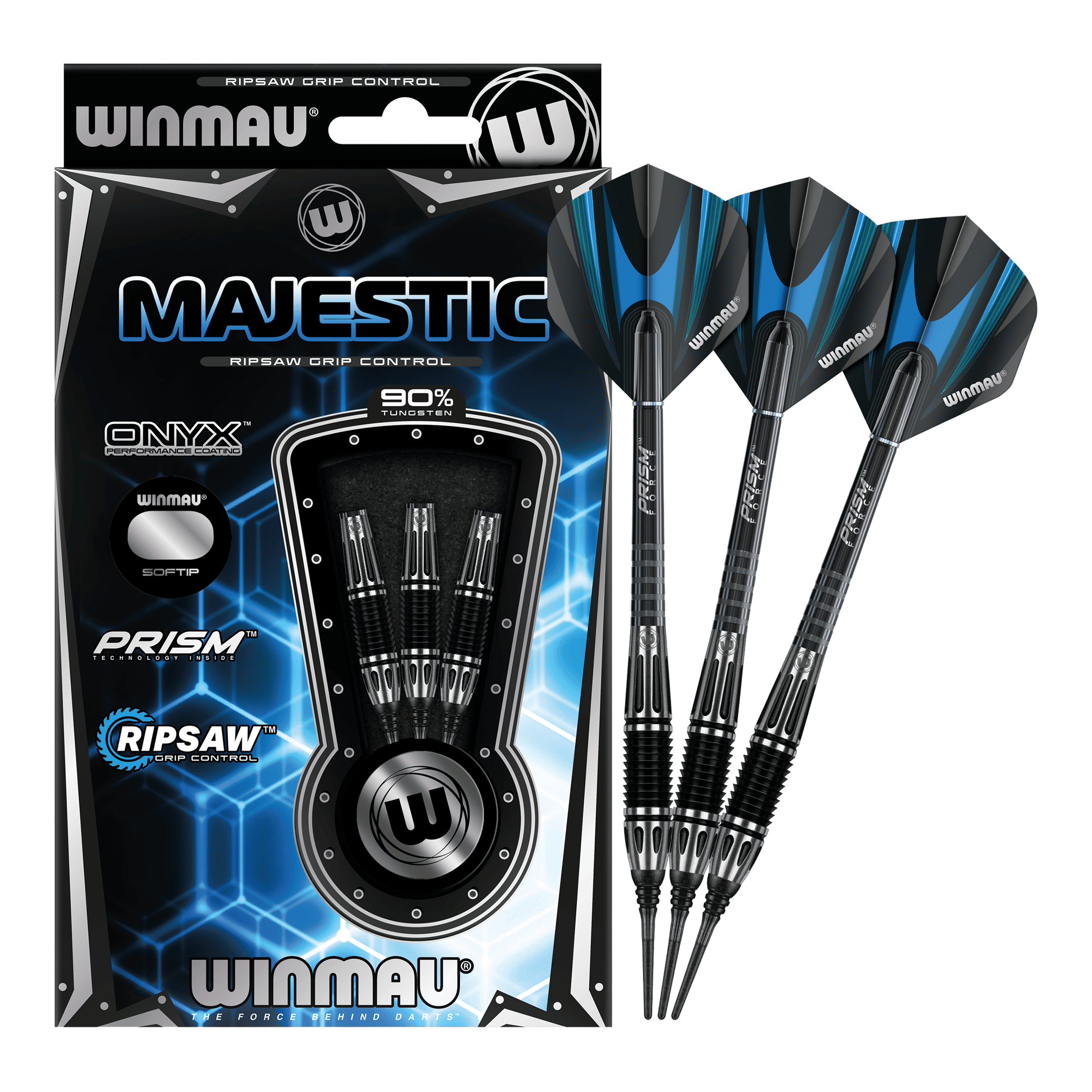 Dardos blandos Winmau Majestic