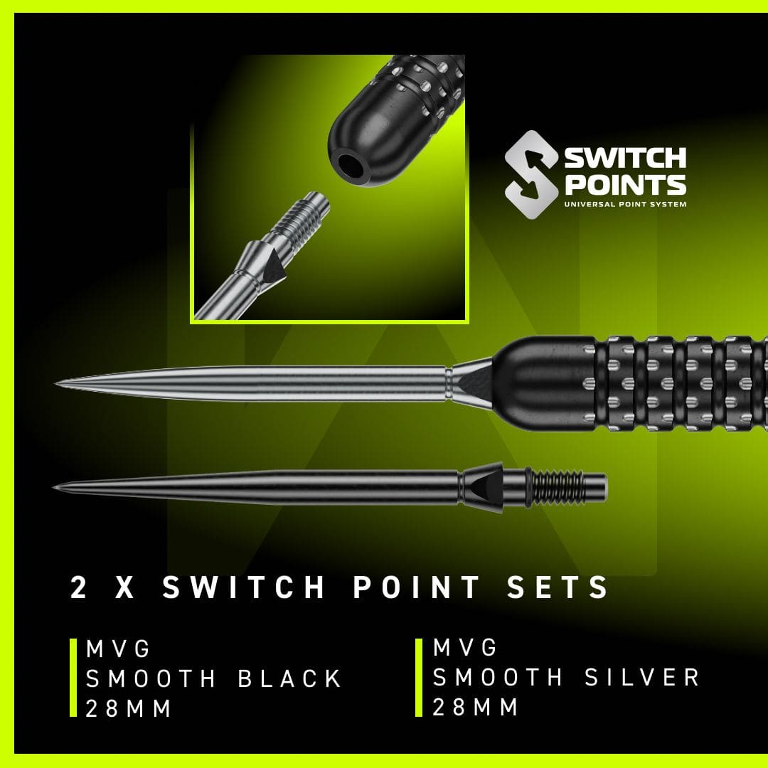 Dardos de acero Winmau Michael Van Gerwen W-MAX Switch Point Dardos de acero Winmau Michael Van Gerwen W-MAX Switch Point