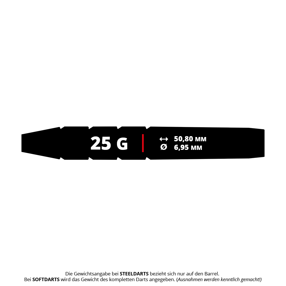 Colección 50 Aniversario Red Dragon Hexose Set 3 Steeldarts - 25 g Hier sind die Red Dragon 50 Year Collection Hexoset 3 Steeldarts mit 25g abgebildet. Sie gehören zu einer speziellen limitierten Jubiläumskollektion.