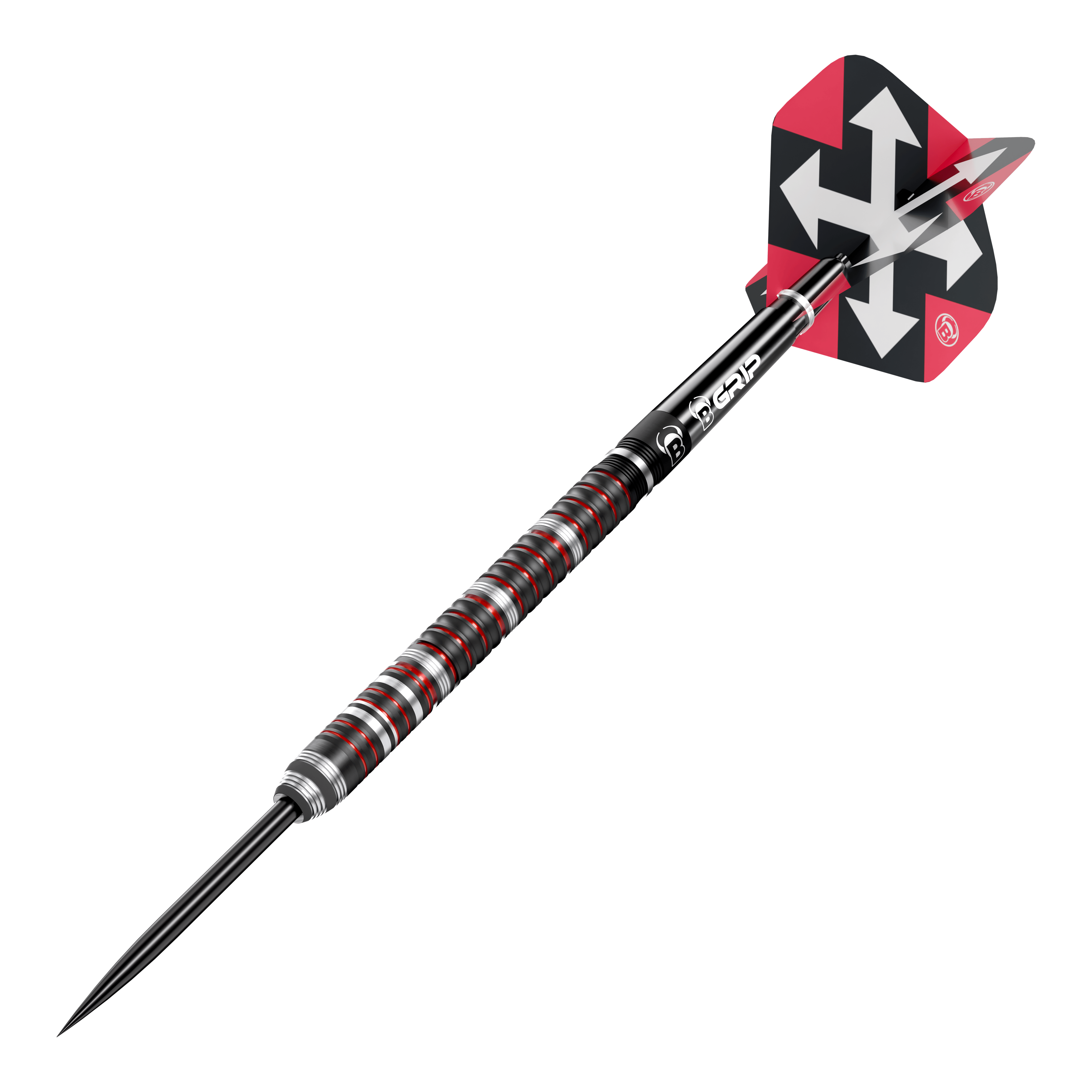 Dardos de acero Bulls Sixty S2 Das Bild zeigt die Bulls Sixty S2 Steeldarts. Die Darts sind für präzises Werfen beim Dartspiel entworfen.