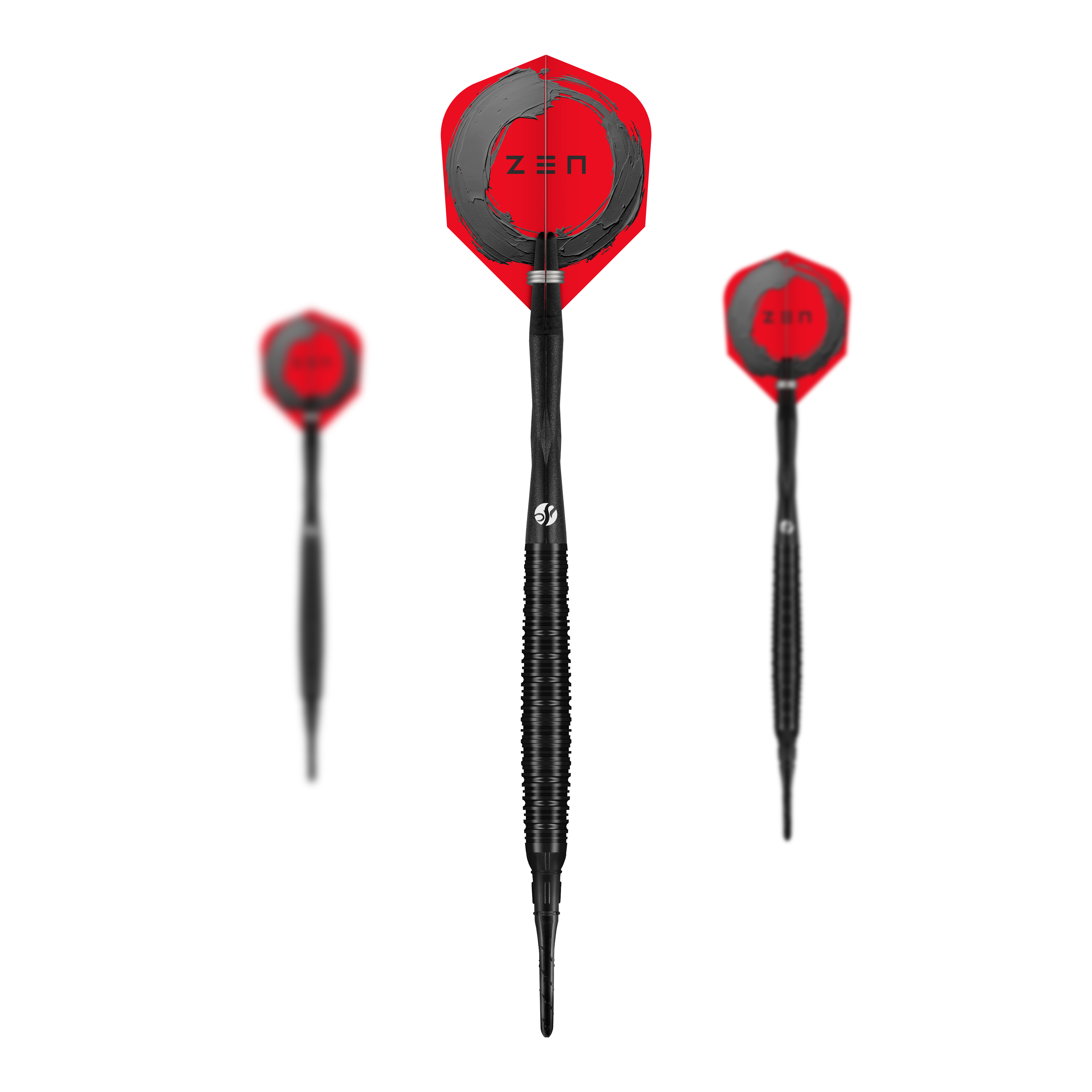 Dardos blandos Shot ZEN Missile - 20 g Das Bild zeigt ein Set der Shot ZEN Missile Softdarts - 20g. Es handelt sich um hochwertige Softdarts für den Freizeit- oder Profi-Gebrauch.