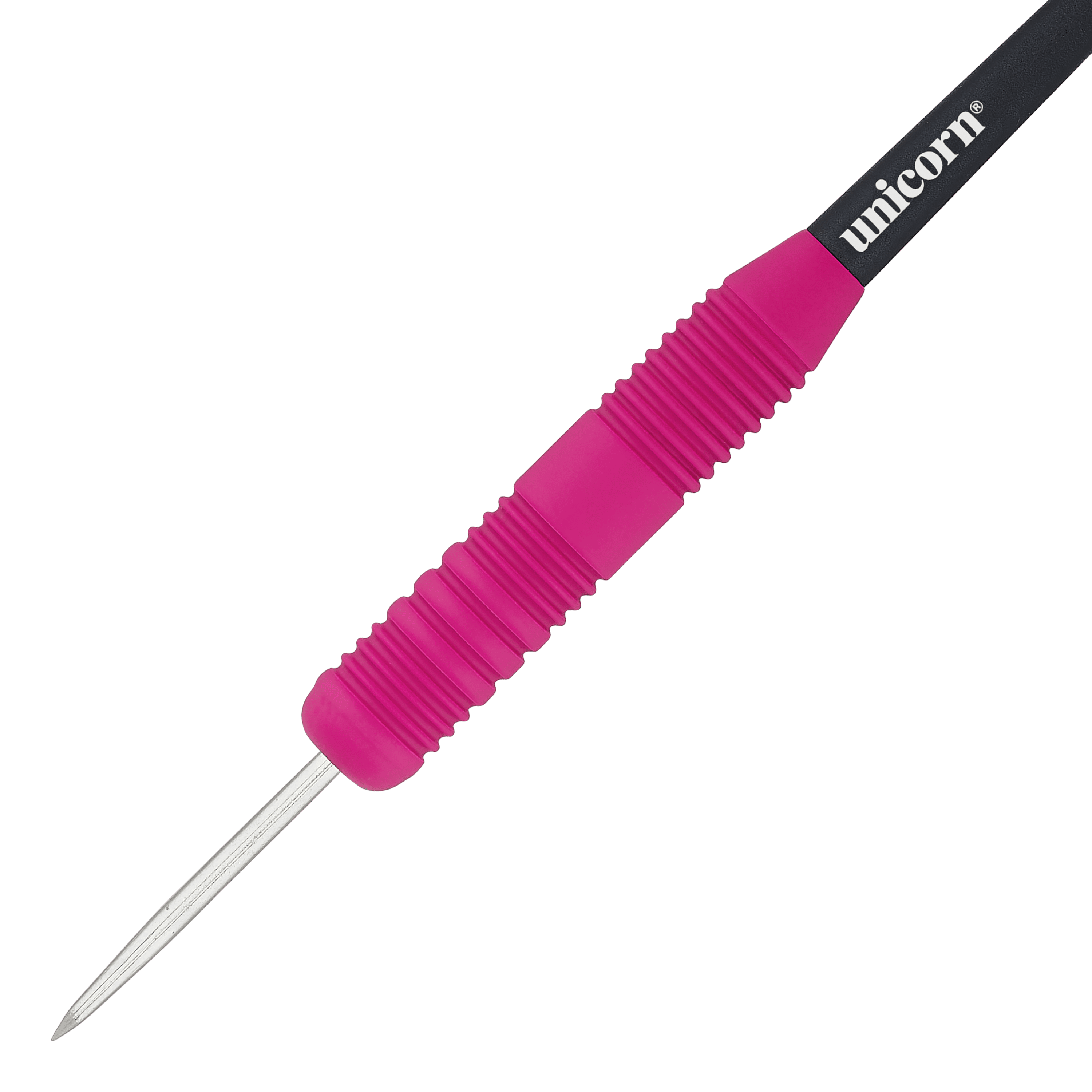 Dardos de acero rosa engomado Unicorn Core Plus