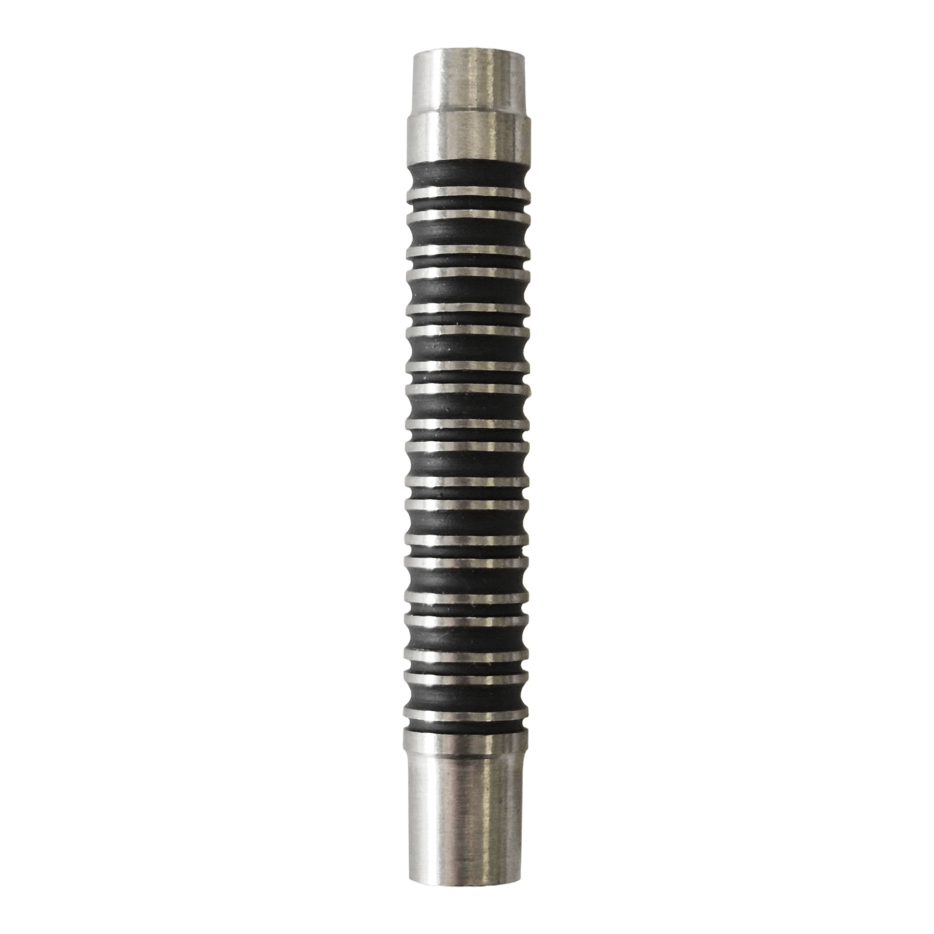 Barriles para dardos blandos McDart Black Ring 2 - 18 g Zu sehen sind die McDart Black Ring 2 Softdart Barrels - 18g. Sie besitzen eine schwarze Farbe mit auffälligen Ringen.