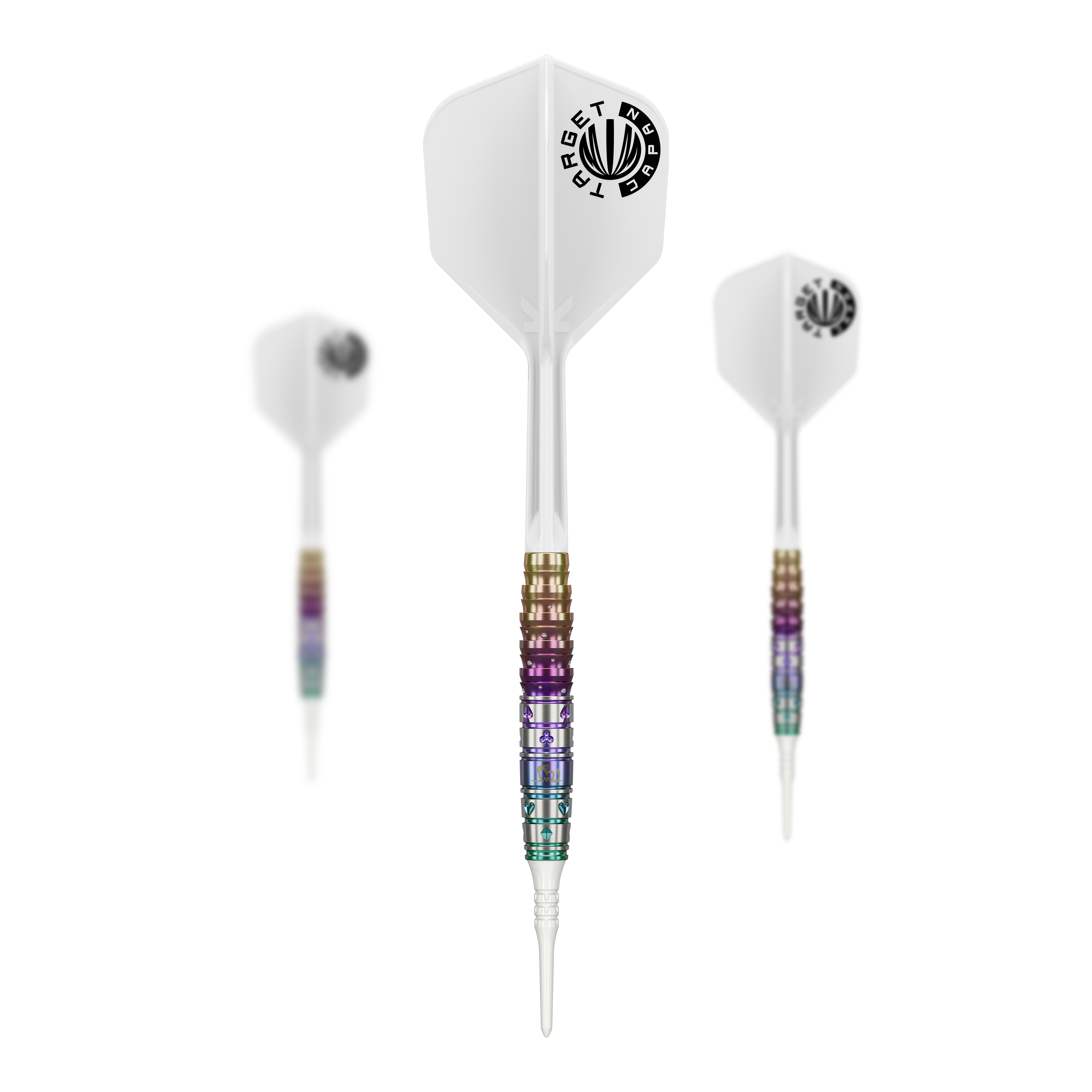 Dardos blandos Target Japan Prime Series Mayuko Morita Mayo GEN7 - 18 g Target Japan Prime Series Mayuko Morita Mayo GEN7 Softdarts mit 18g Gewicht sind auf dem Bild zu sehen. Das Produkt ist speziell für Dartspieler entworfen.