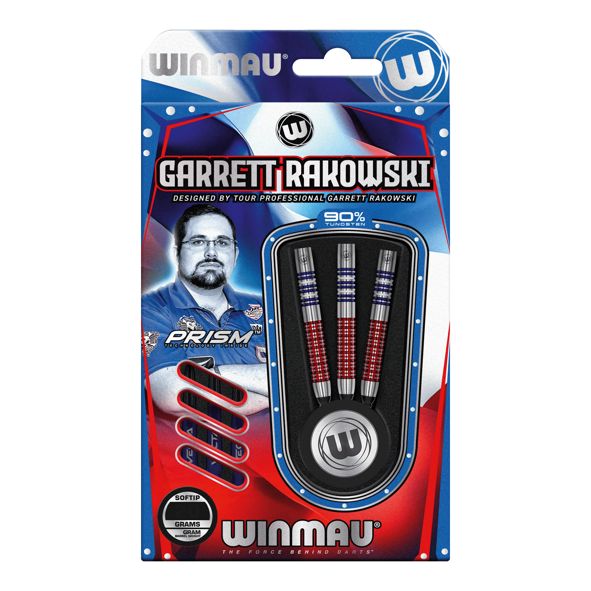 Dardos blandos Winmau Garret Rakowski - 20g