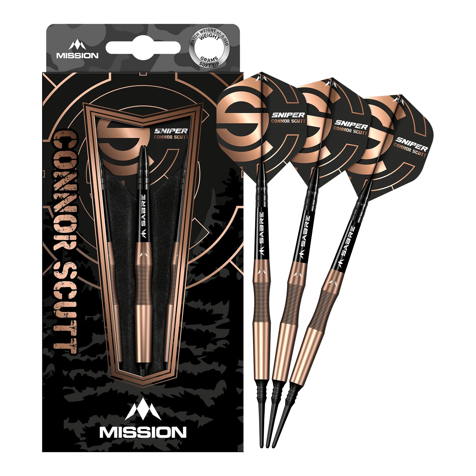 Mission Connor Scutt Sniper Softdarts - 18g