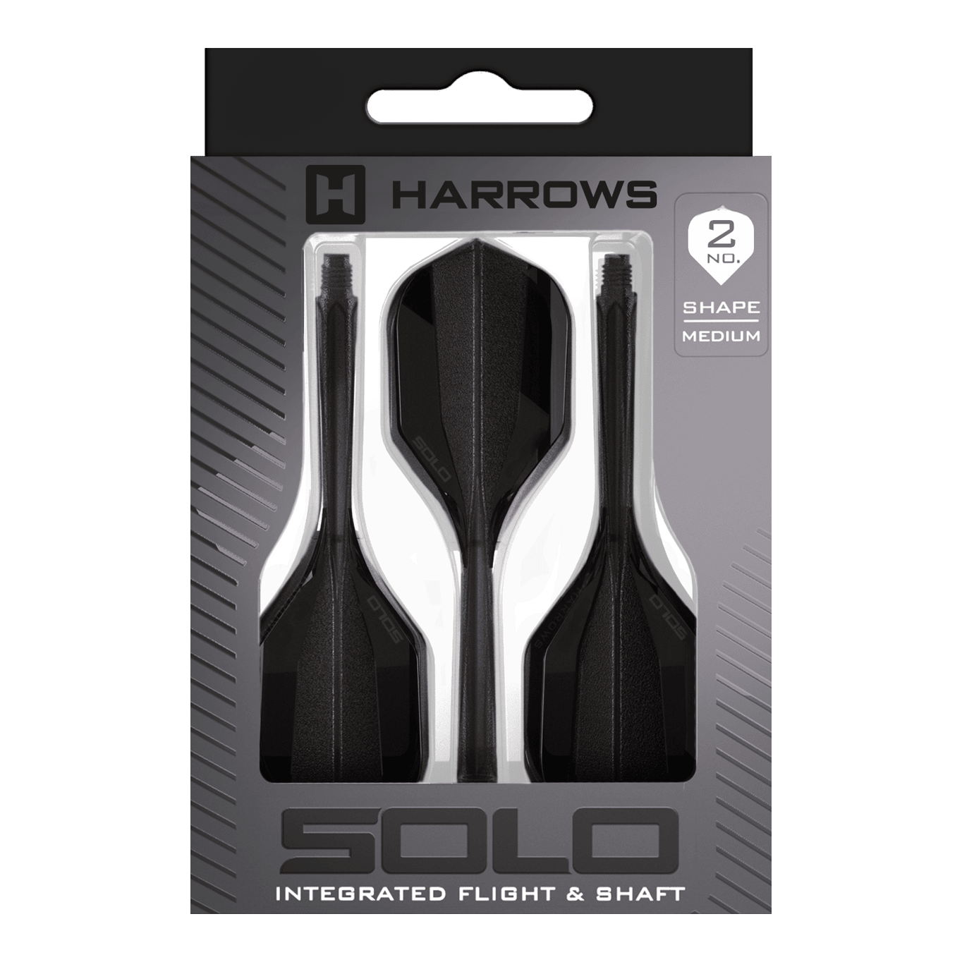 Harrows Solo No2 Flight-Shaft-System - Schwarz