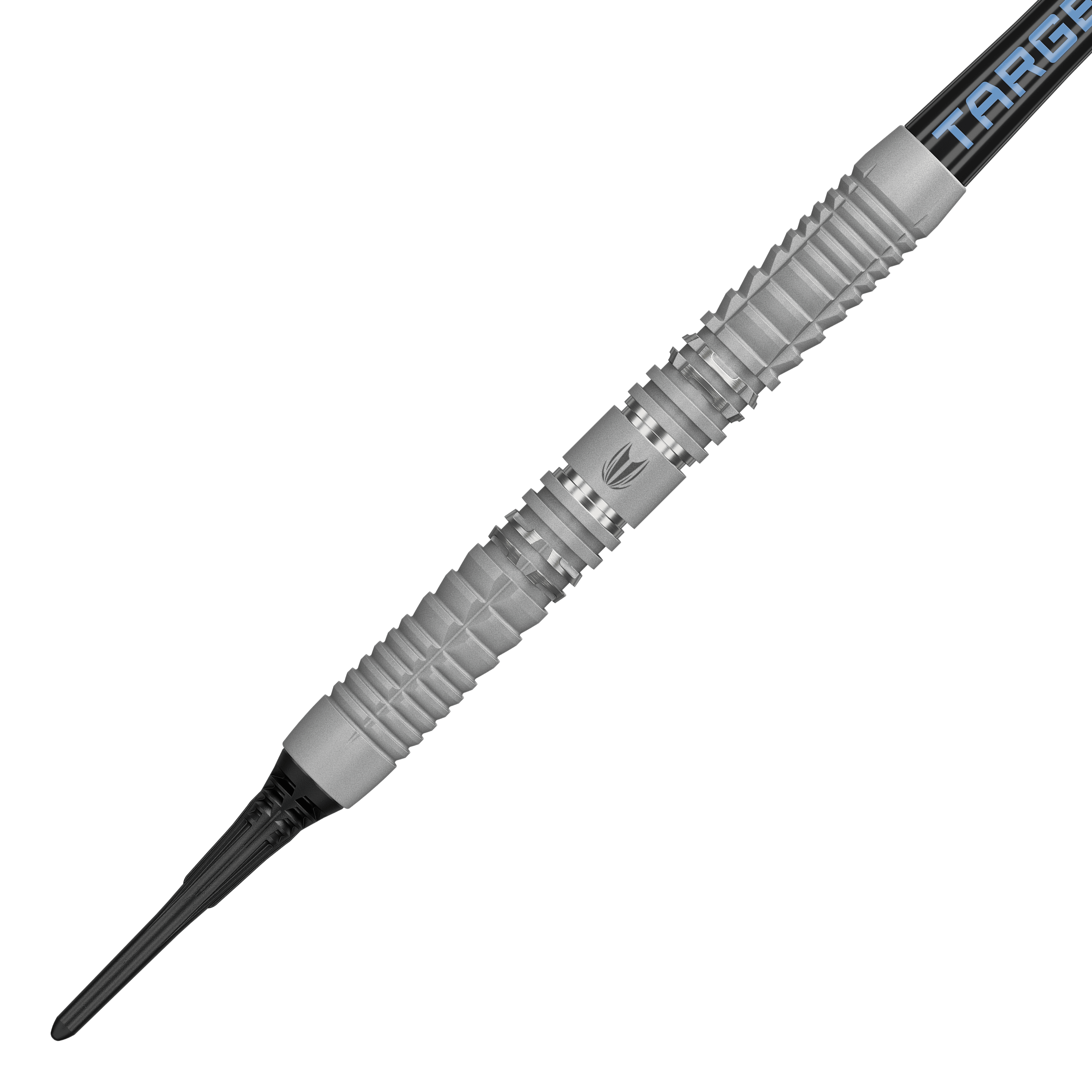 Dardos blandos Target Cryo 12 Auf dem Bild sind die Target Cryo 12 Softdarts zu sehen. Sie werden aus einer anderen Perspektive präsentiert.