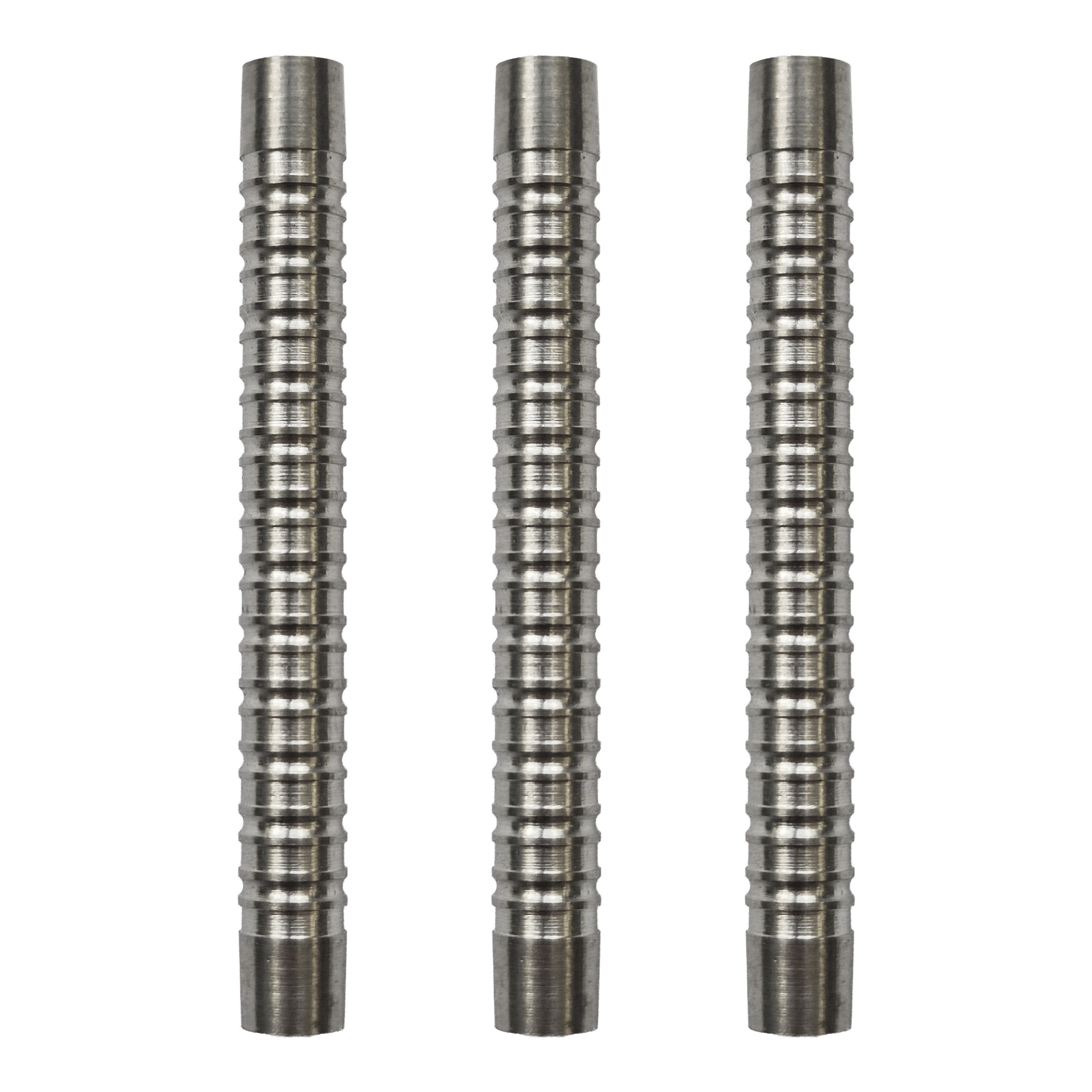 Barriles para dardos blandos McDart de doble anillo - 18 g Das Bild stellt ein Set von McDart Double Ring Softdart Barrels - 18g dar. Die Dart-Barrels sind zusammen in einer Reihe dargestellt.