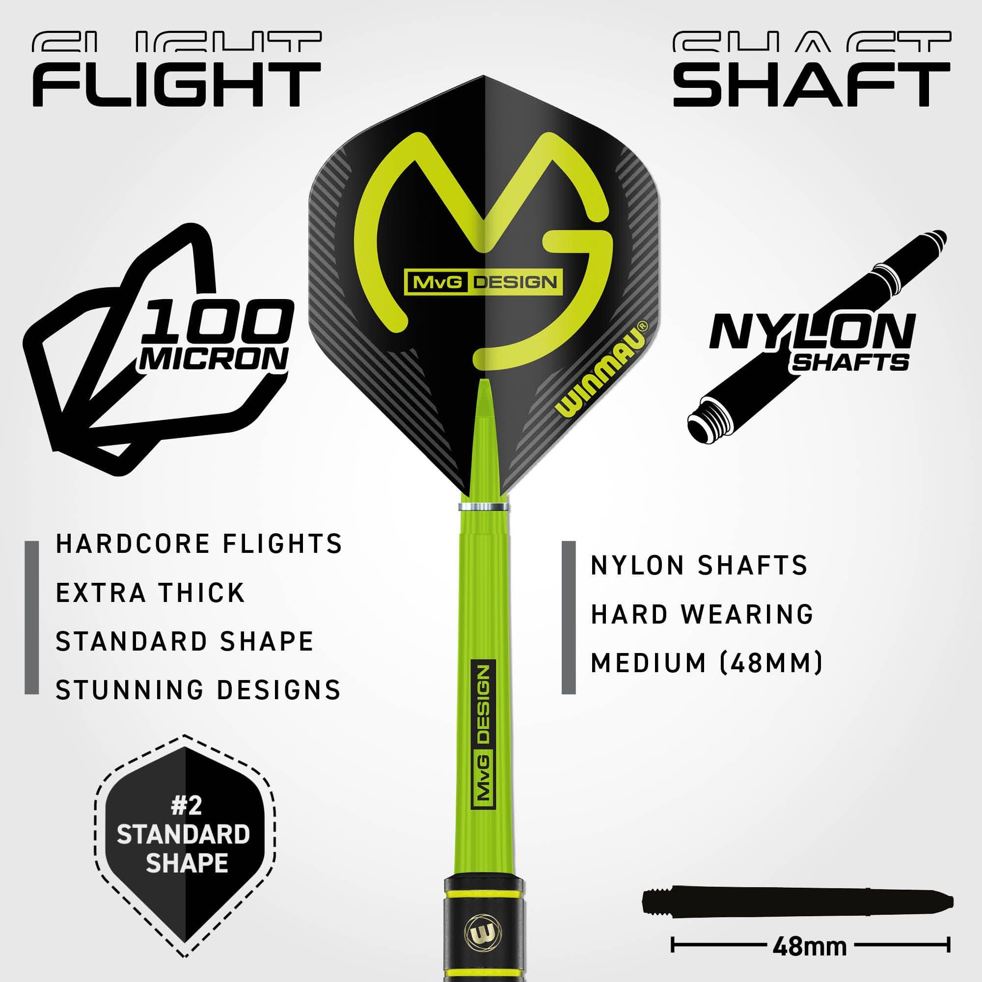 Dardos de acero Winmau Michael Van Gerwen - 21 g