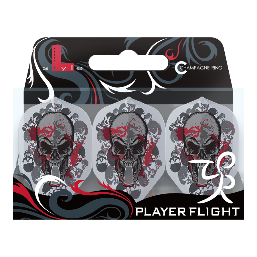 L-Style Ryan Searle V2 Clear White Signature Champagne L1PRO Flights L-Style Ryan Searle V2 Clear White Signature Champagne L1PRO Flights