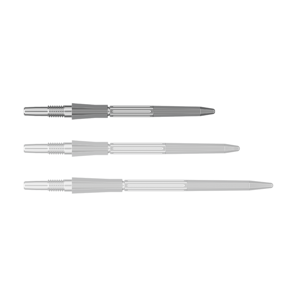 Puntas de dardo Target Elysian Archetype 43 Swiss Point de acero - Plateadas Abgebildet ist eine silberne SwissPoint Dartspitze, 30 mm lang. Die Spitze stammt vermutlich von Target Elysian Archetype 43.