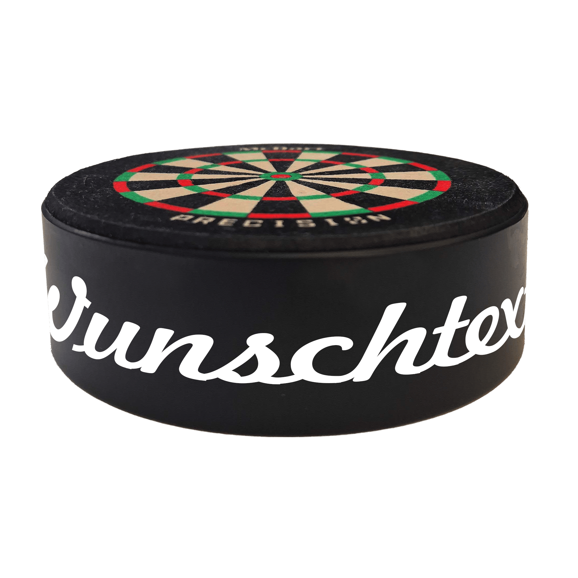 Mini diana de dardos de precisión McDart con texto personalizado Abgebildet ist ein Produkt mit dem Dateinamen 765_McDart_Mini_Precision_Dartboard_Darthalter_2_Freehand521. Es sind keine genauen Produktinformationen vorhanden.