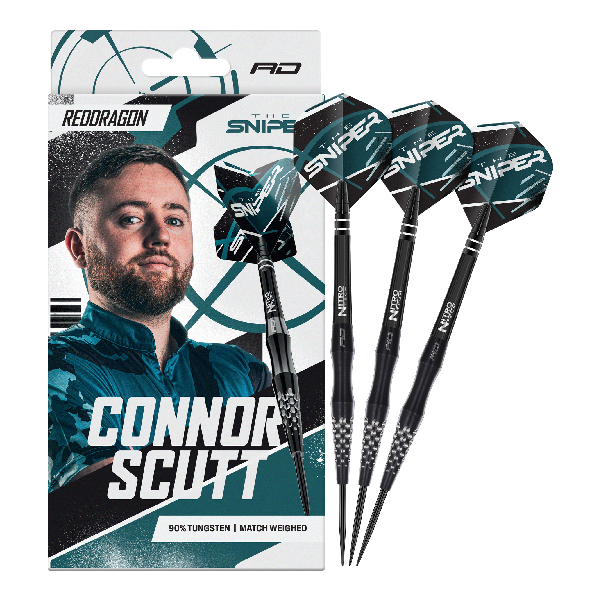 Dardos de acero Red Dragon Connor Scutt The Sniper - 22 g Das Foto präsentiert Red Dragon Connor Scutt The Sniper Steeldarts - 22g. Diese Darts sind ideal für ambitionierte Dartspieler.