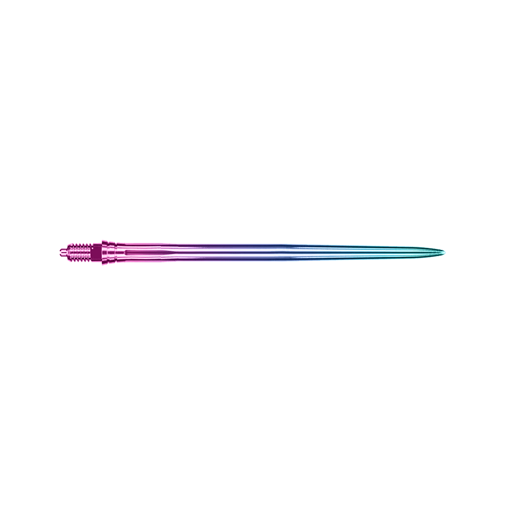 Puntas de dardo Caliburn EZ-EVO - Suaves - Arcoíris Abbildung der EVO249 Caliburn EZ-EVO Dartspitzen Smooth Rainbow 45mm. Dargestellt sind bunte Dartspitzen in glattem Design.