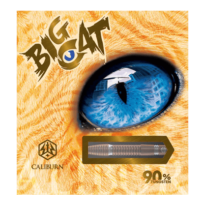 Dardos de acero Caliburn Big Cats Lion Das Bild zeigt einen Steeldart aus der Serie Caliburn Big Cats Lion. Der Dart ist detailliert und deutlich dargestellt.