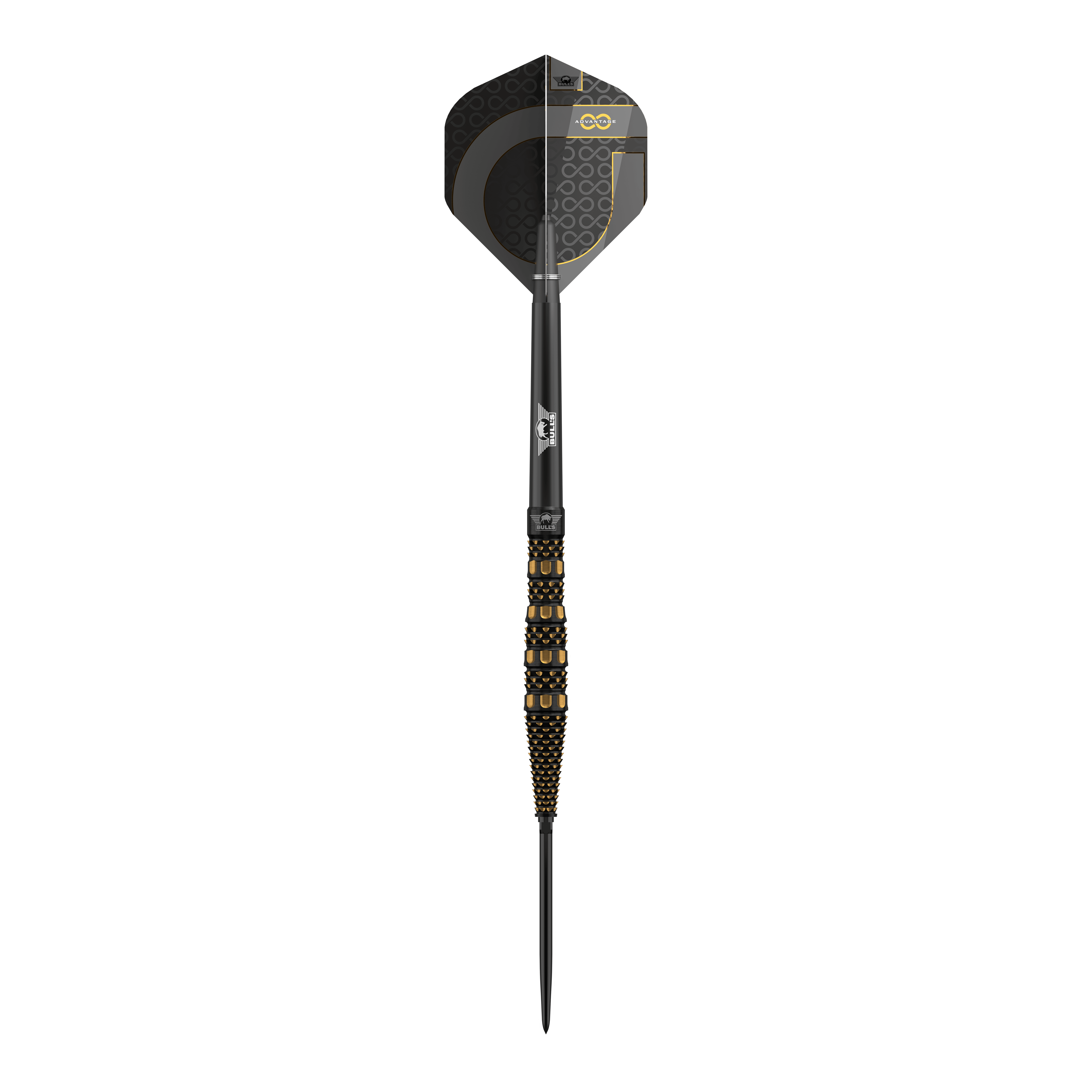 Dardos de acero con punta convertible Bulls NL Advantage 95 de pendiente Das Produkt zeigt Bulls NL Advantage 95 Slope Convertible Point Steeldarts. Mehrere Darts sind zu sehen.