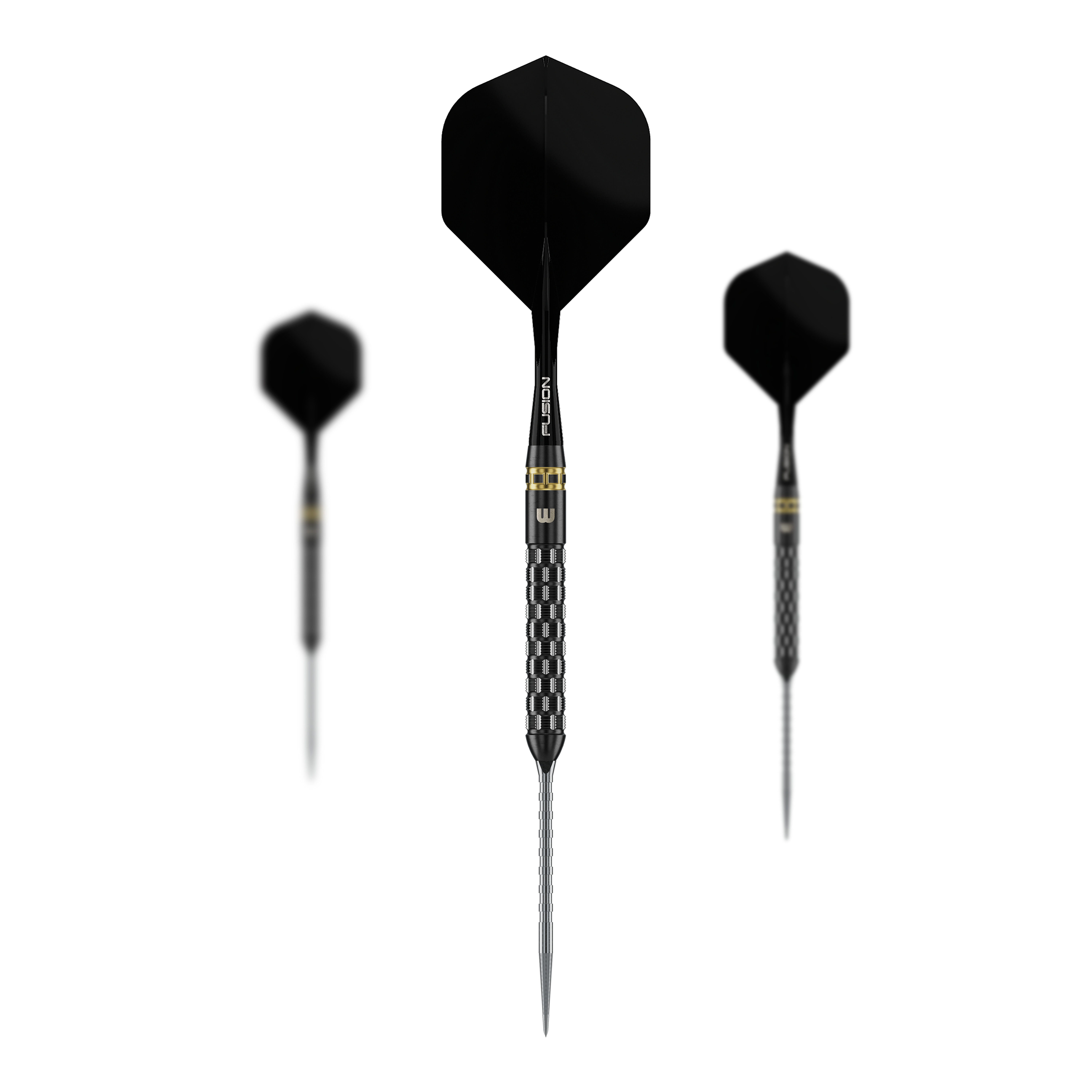 Dardos de acero Winmau Gian Van Veen TS-PRO Switch Point Zu sehen ist ein Set Winmau Gian Van Veen TS-PRO Switch Point Steeldarts. Die Darts liegen als kompletter Satz nebeneinander.