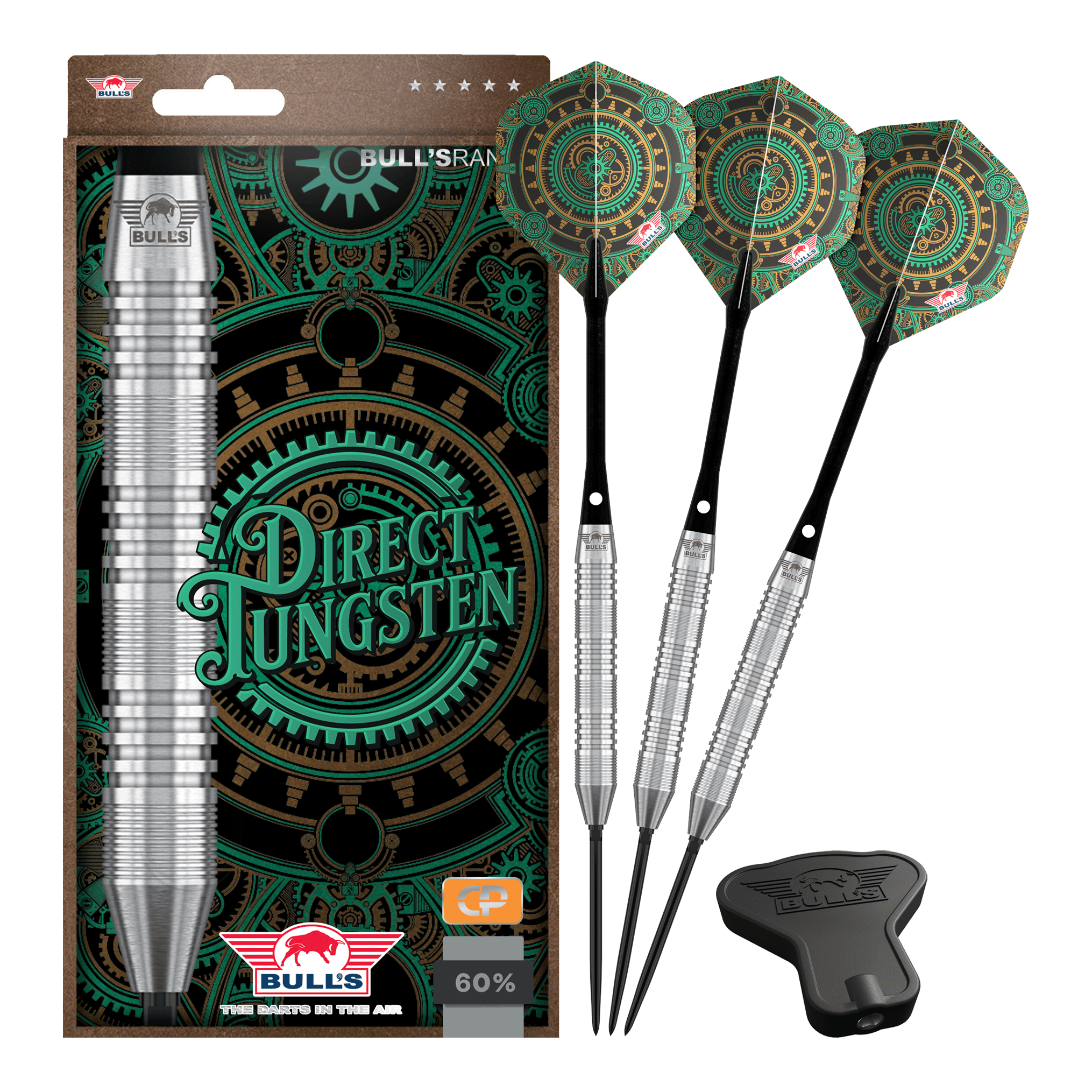 Dardos de acero con punta convertible de tungsteno Bulls NL Direct - 23 g