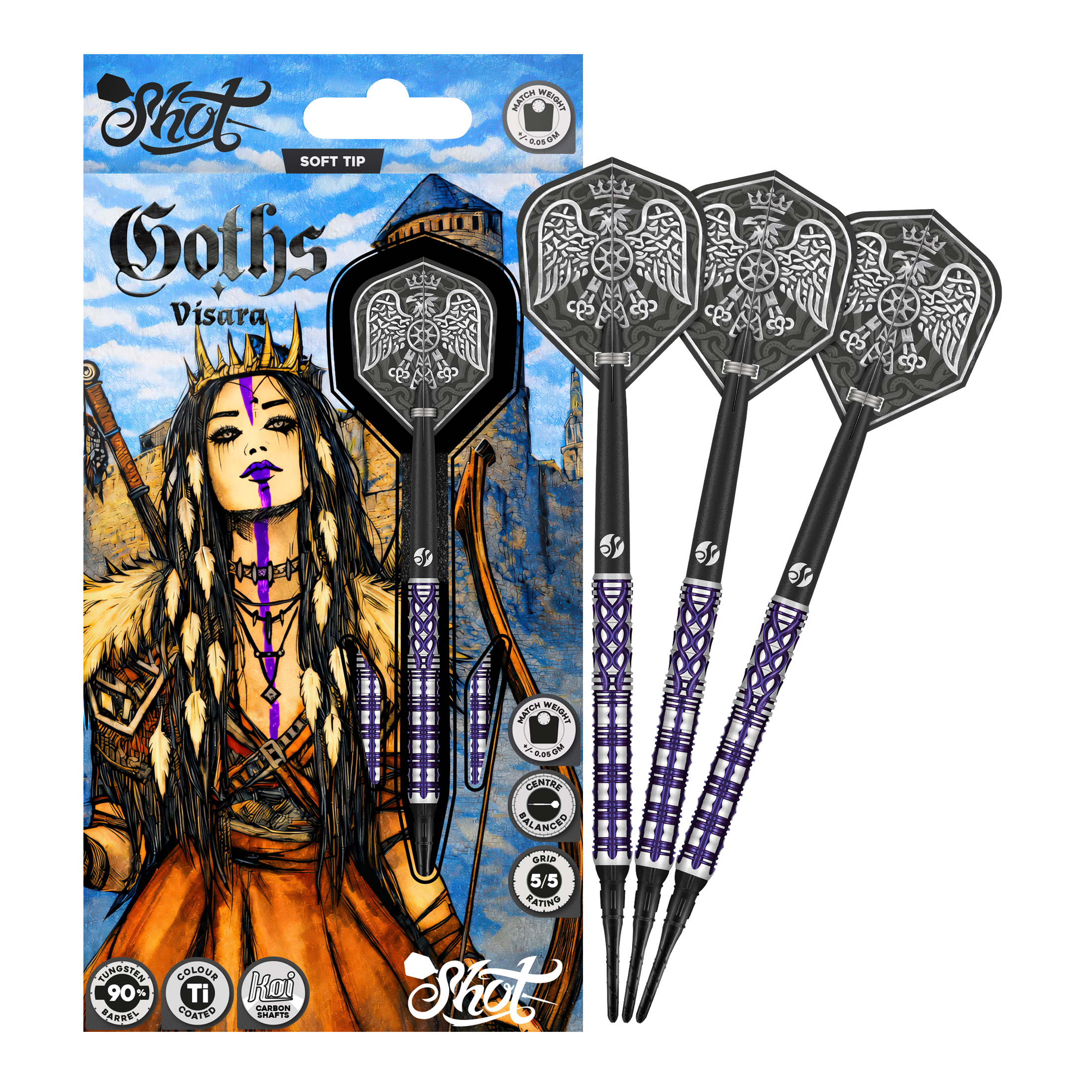 Dardos blandos Shot Goths Visara - 20 g
