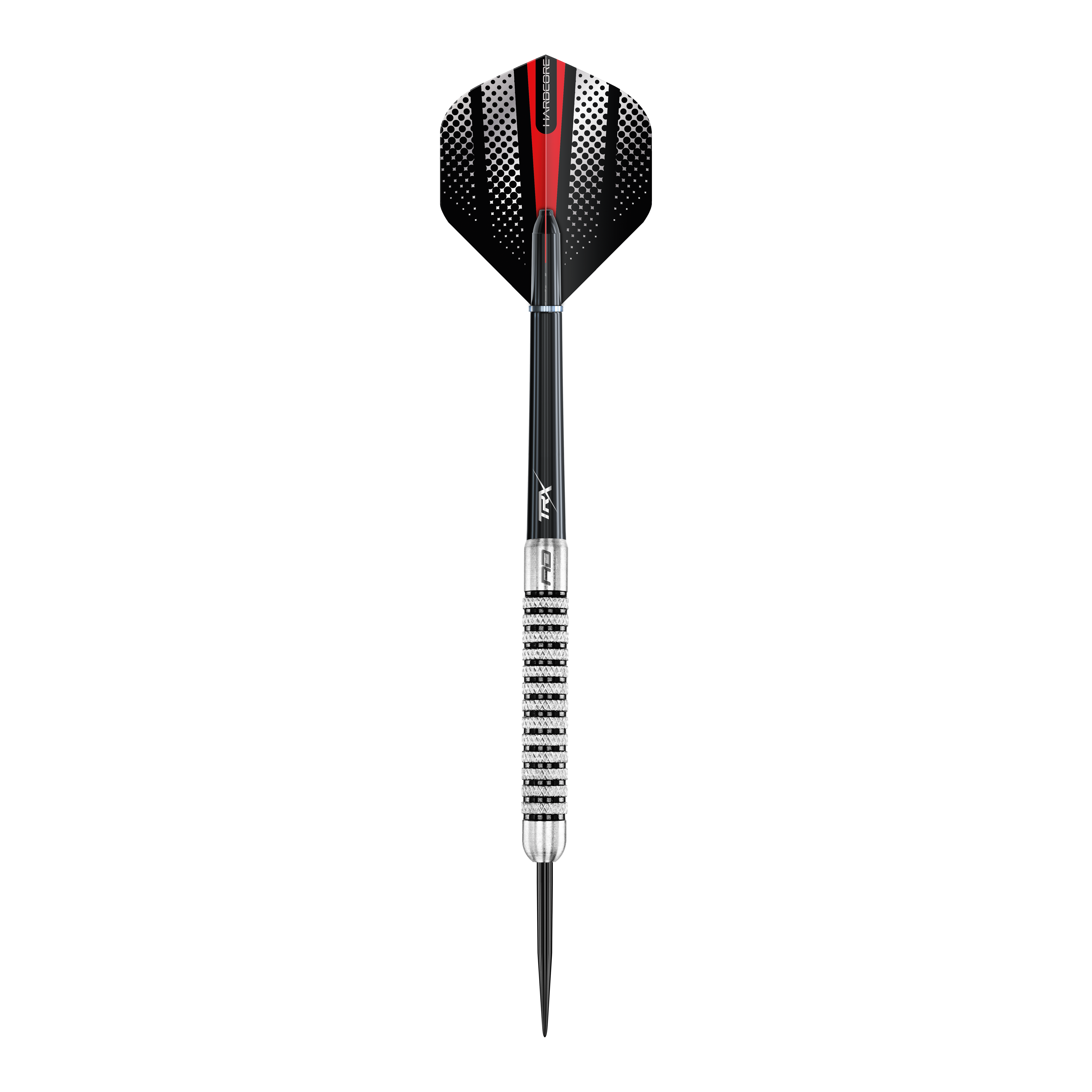 Dardos de acero Red Dragon Flightmaster Fury 2 - 25 g Das Bild zeigt die Red Dragon Flightmaster Fury 2 Steeldarts mit 25-Gramm-Gewicht. Die Darts verfügen über eine spezielle Grip-Oberfläche für bessere Kontrolle.