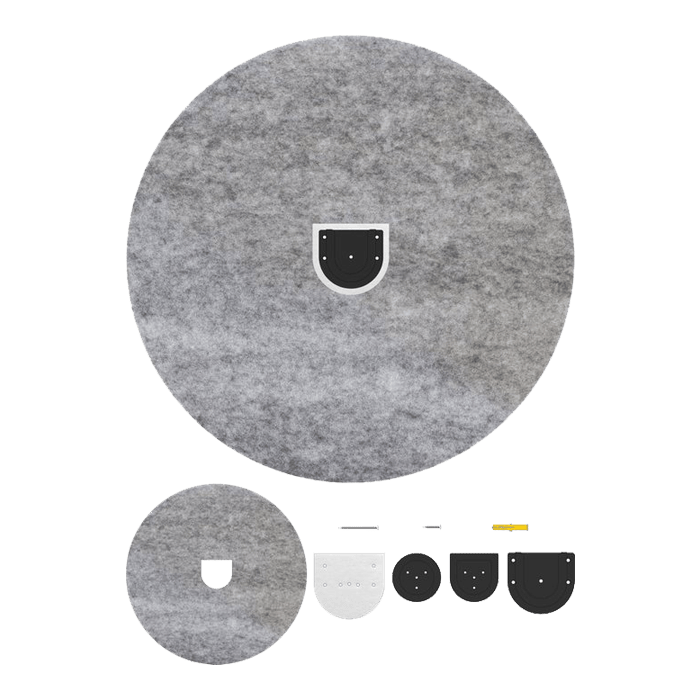 Sistema de insonorización con amortiguación de velo silenciador GOAT Abgebildet ist das GOAT Silencer Veil Dampening Schallschutz System. Dieses Produkt dient der Schallreduzierung.