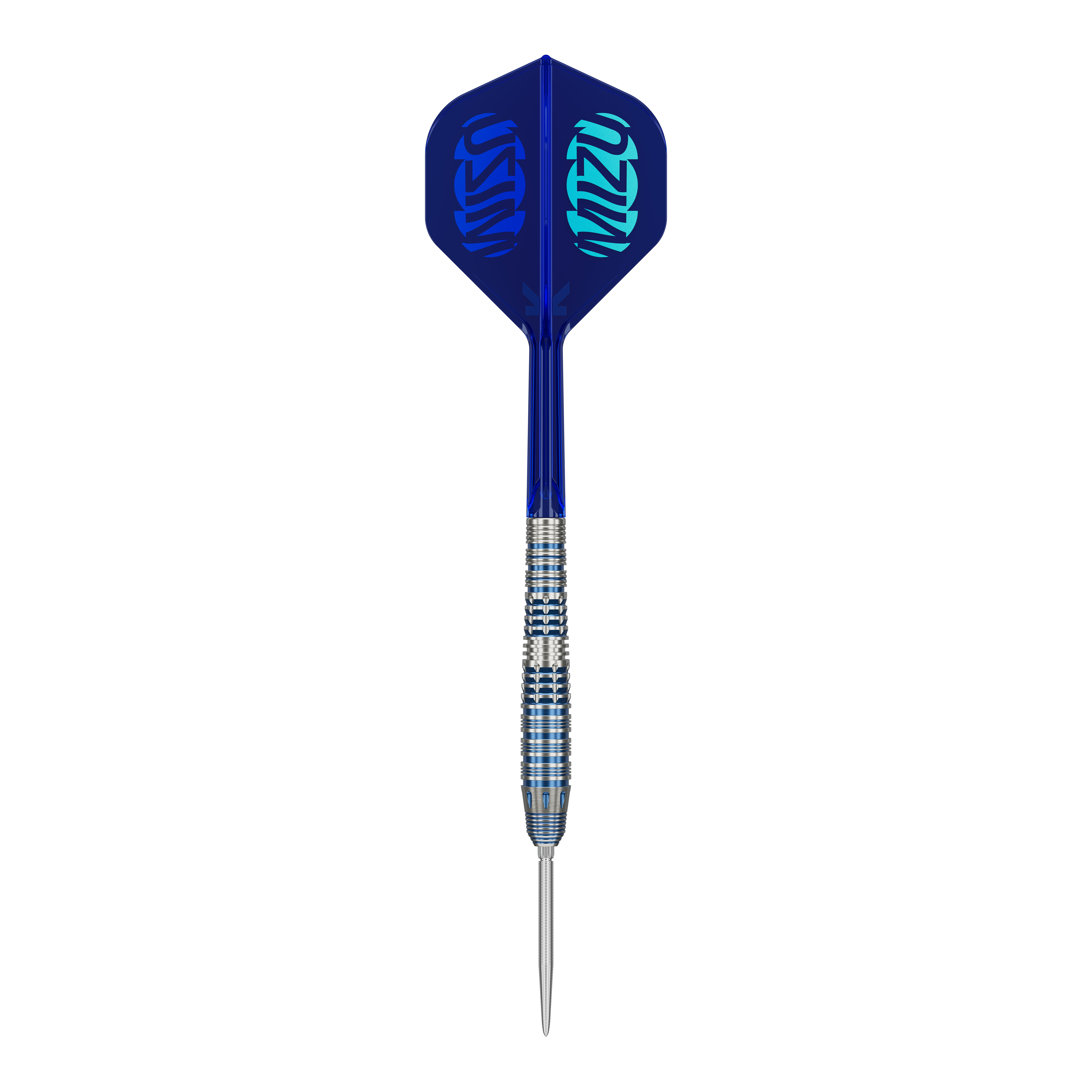 Das Bild zeigt die Target Japan Mizu Series 03 Swiss Point Steeldarts. Diese Darts sind für professionelle Dartspieler geeignet.