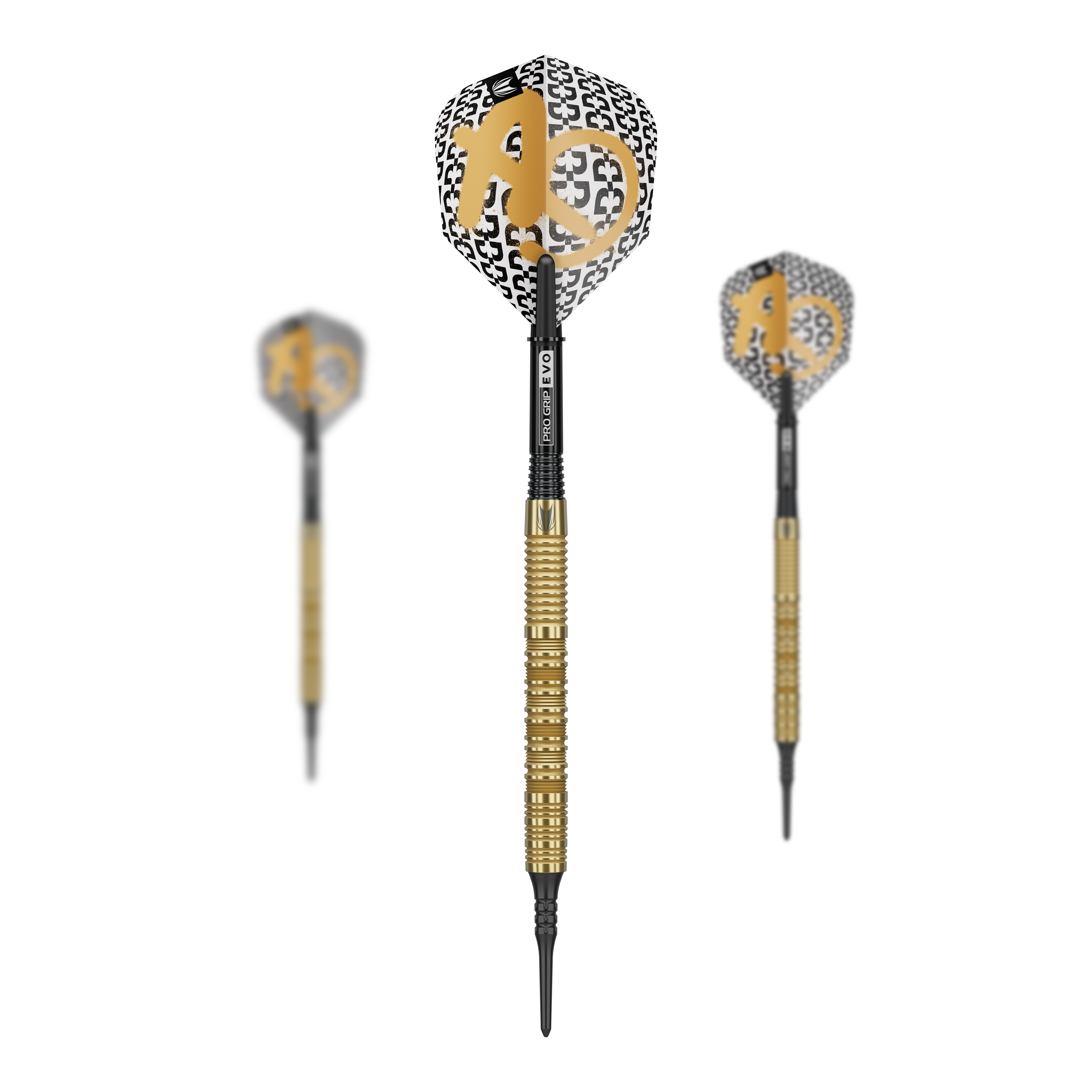 Dardos blandos Target Bolide Envy 10 Abgebildet ist ein Set der Target Bolide Envy 10 Softdarts. Das Set umfasst hochwertige Softdarts für den Dart-Sport.