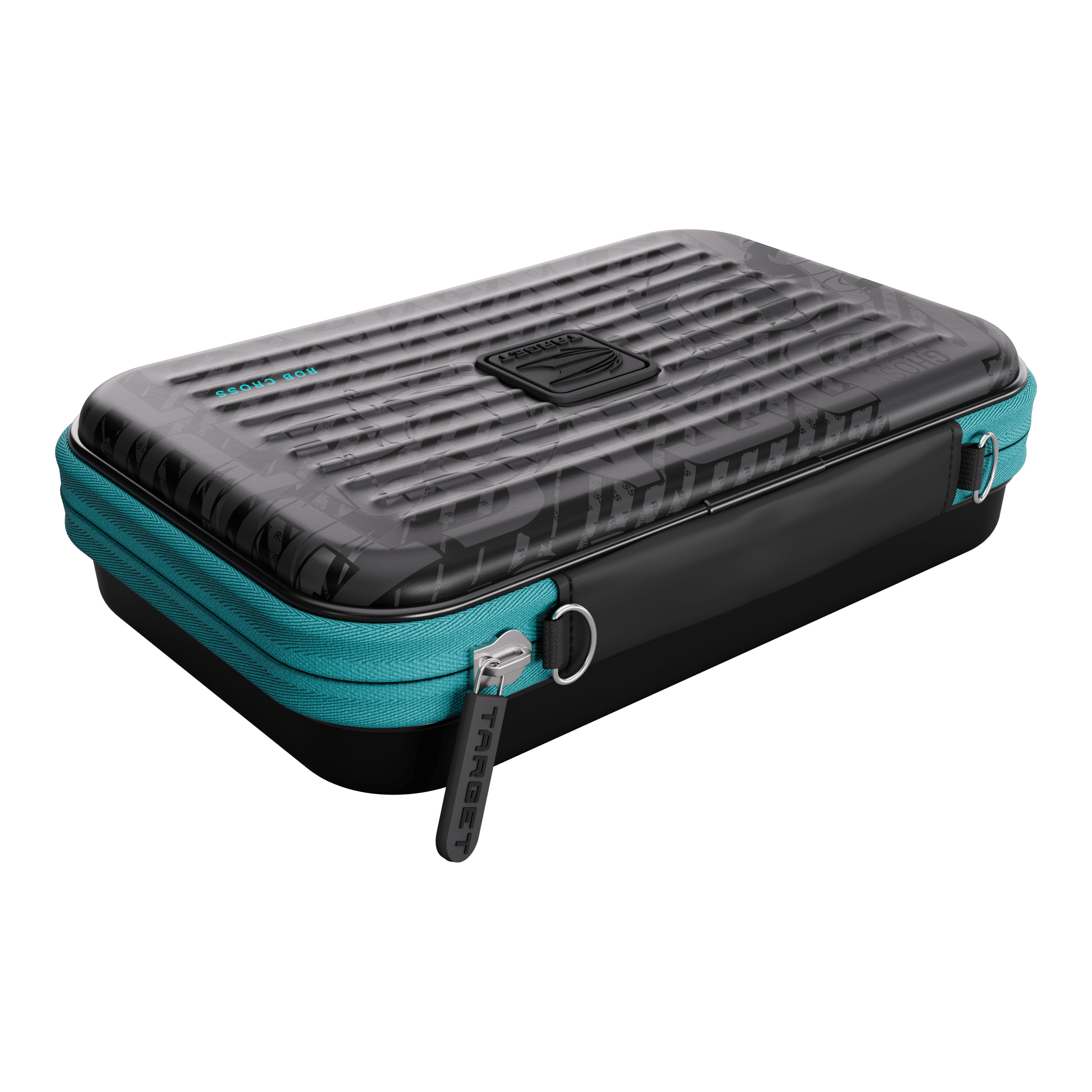 Estuche para dardos Takoma XL Ghost Series Rob Cross Hier ist das Takoma XL Ghost Series Rob Cross Dartcase abgebildet. Die robuste Darttasche bietet viel Platz für Darts und Zubehör.