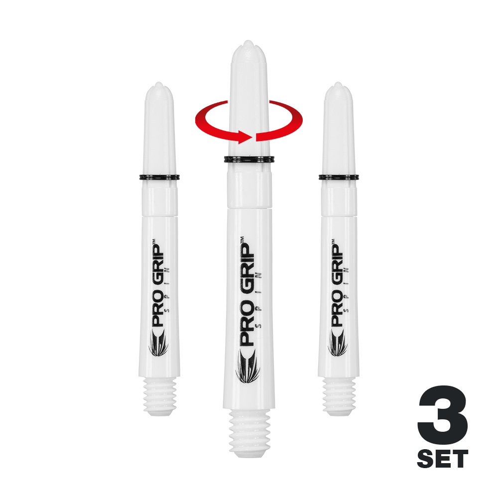 Cañas giratorias Target Pro Grip - 3 juegos - Blanco