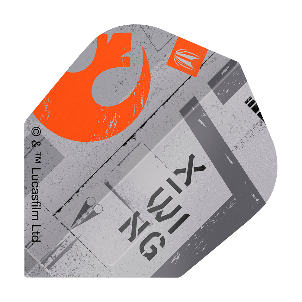 Vuelos Target Star Wars ProUltra X-Wing No6 Zu sehen ist das Produkt Target Star Wars ProUltra X-Wing No6 Flights. Diese Dart-Flights zeigen ein X-Wing Design aus Star Wars.