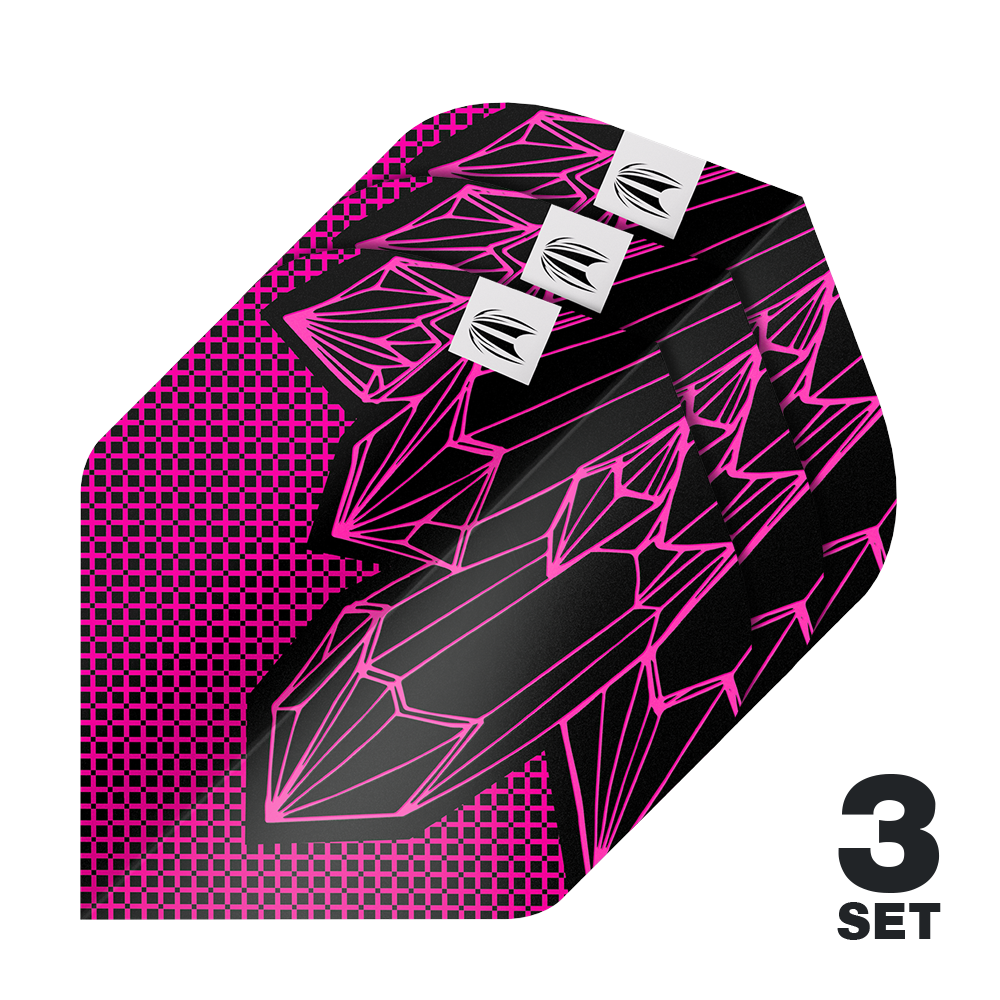 Target ProUltra Lorraine Winstanley GEN2 No2 Vuelos Estándar - 3 juegos Das Bild zeigt die Target ProUltra Lorraine Winstanley GEN2 No2 Standard Flights - 3 Sets. Diese Flights sind für Dartpfeile geeignet.