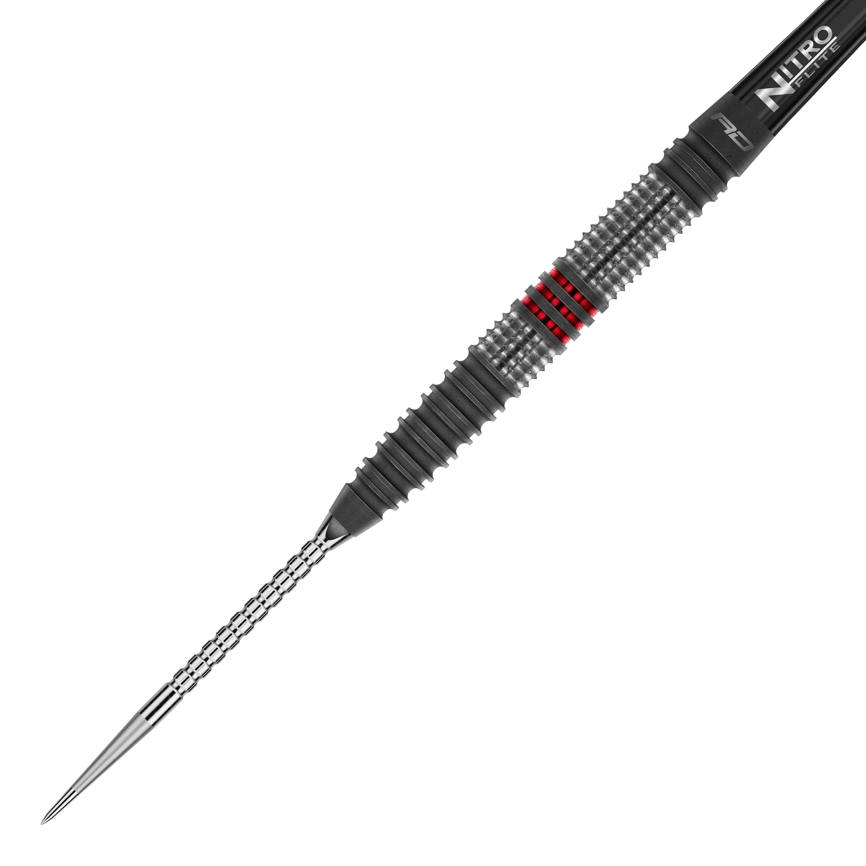 Das Bild zeigt die Red Dragon Jonny Clayton Hireath Switch Point Steeldarts. Sie sind speziell für Präzision und Spielkomfort konzipiert.