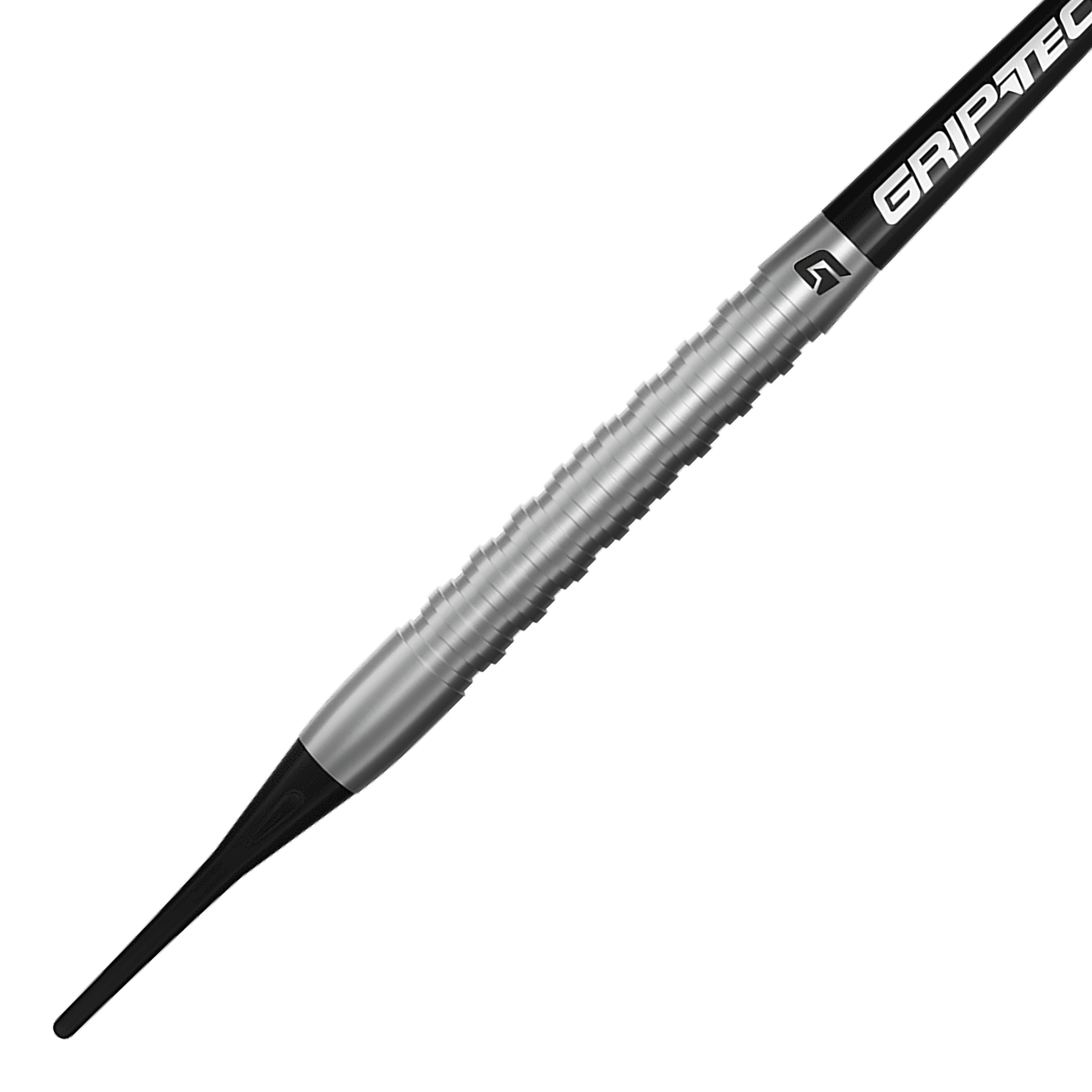 Dardos suaves GOAT Podium Silver - 18 g Das Bild zeigt die GOAT Podium Silver Softdarts mit 18g Gewicht. Diese Softdarts sind in silberner Ausführung und für Präzisionsspiele geeignet.