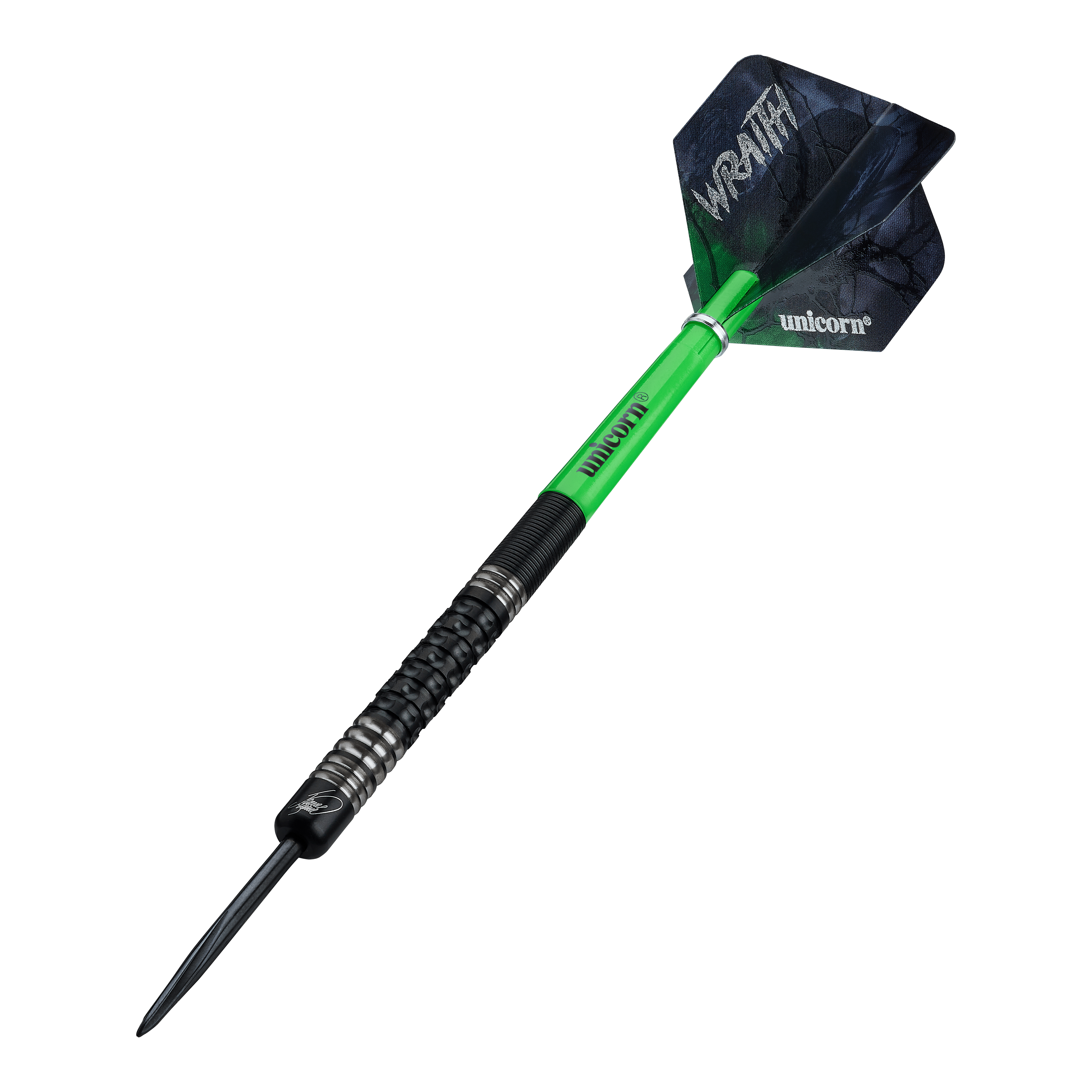 Dardos de acero Unicorn Wraith James Wade Abgebildet sind die Unicorn Wraith James Wade Steeldarts. Sie zeichnen sich durch ihre besondere Form und Qualität aus.