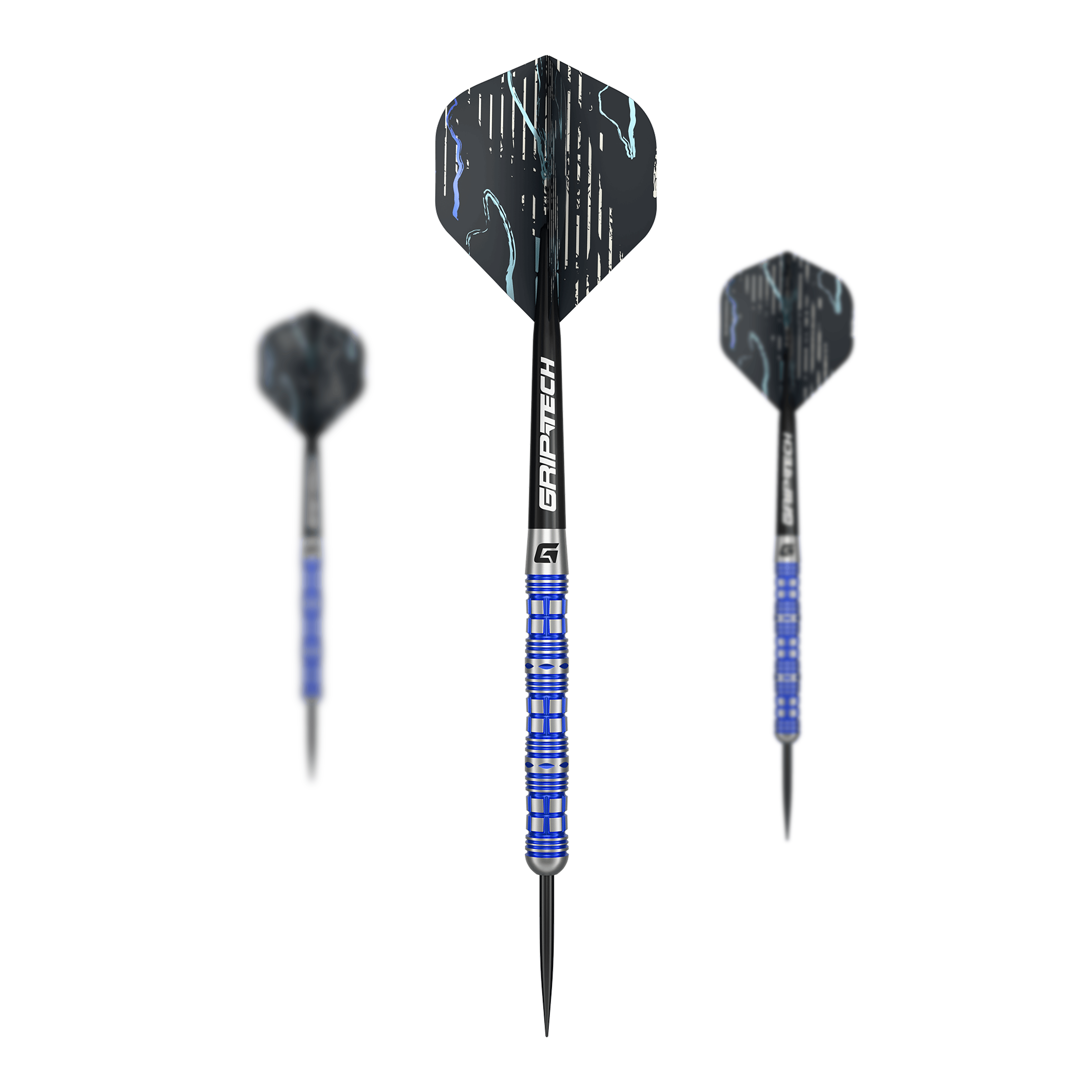Dardos de acero GOAT Surfer Abgebildet ist das Produkt GOAT Surfer Steeldarts. Es handelt sich um ein Set hochwertiger Steeldarts für das Dartspiel.