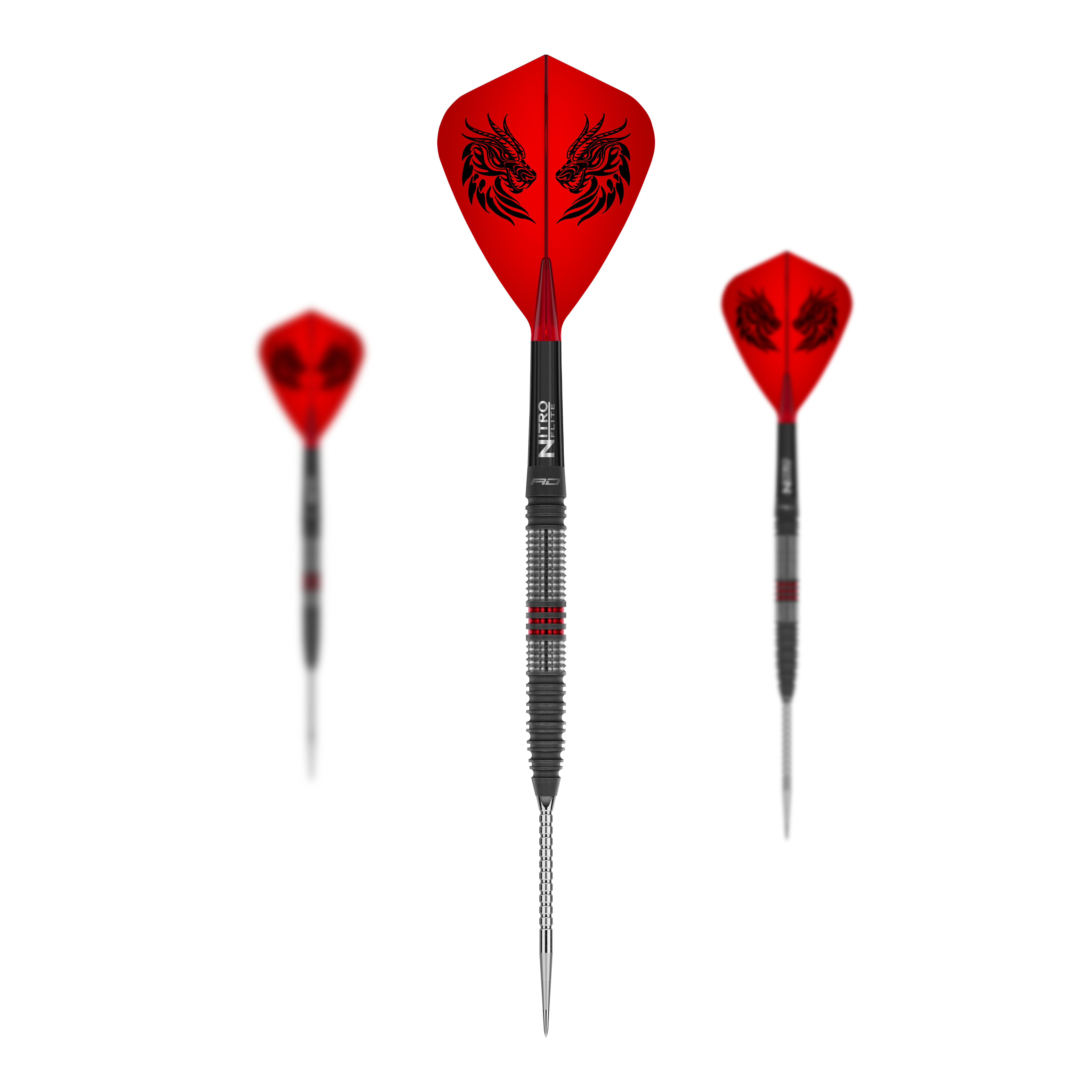 Red Dragon Jonny Clayton Hireath Switch Point Dardos de acero Das Foto stellt ein Set der Red Dragon Jonny Clayton Hireath Switch Point Steeldarts dar. Dieses Set bietet alles für ein professionelles Dartspiel.
