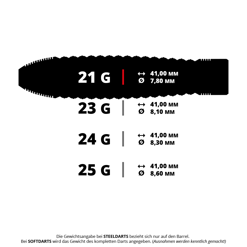 Harrows Dimplex S3 Bomb Steeldarts