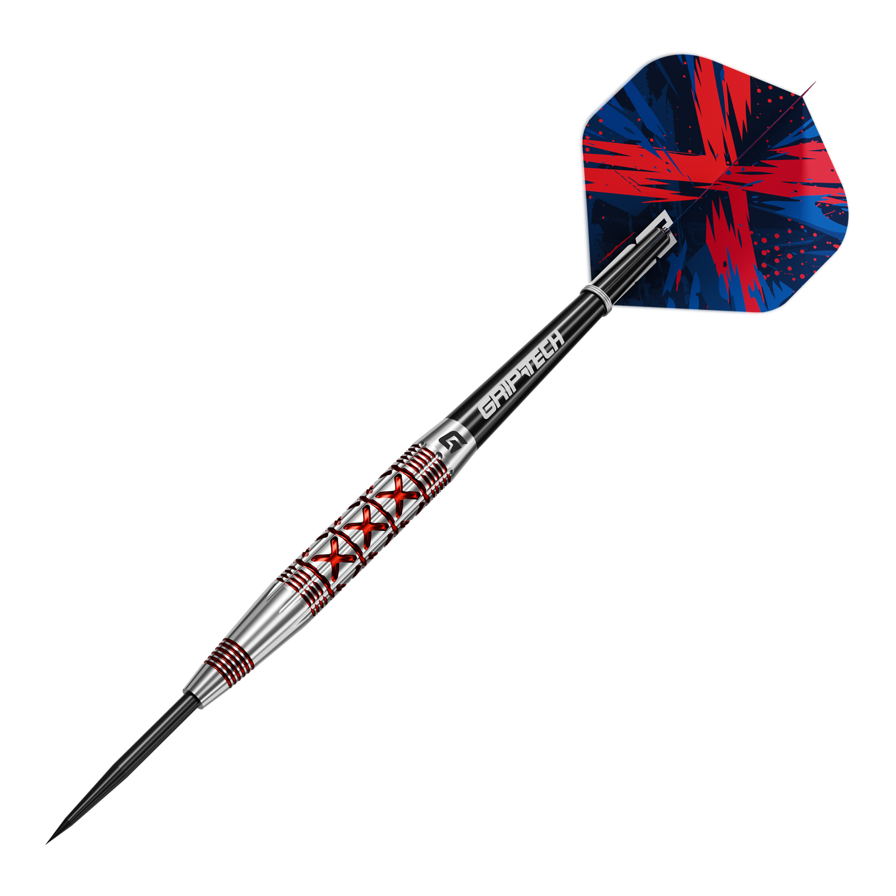 GOAT ataca dardos de acero Das Bild zeigt das Produkt GOAT Strikes Steeldarts. Es handelt sich um Steeldarts, die besonders für Präzisionsspiele geeignet sind.