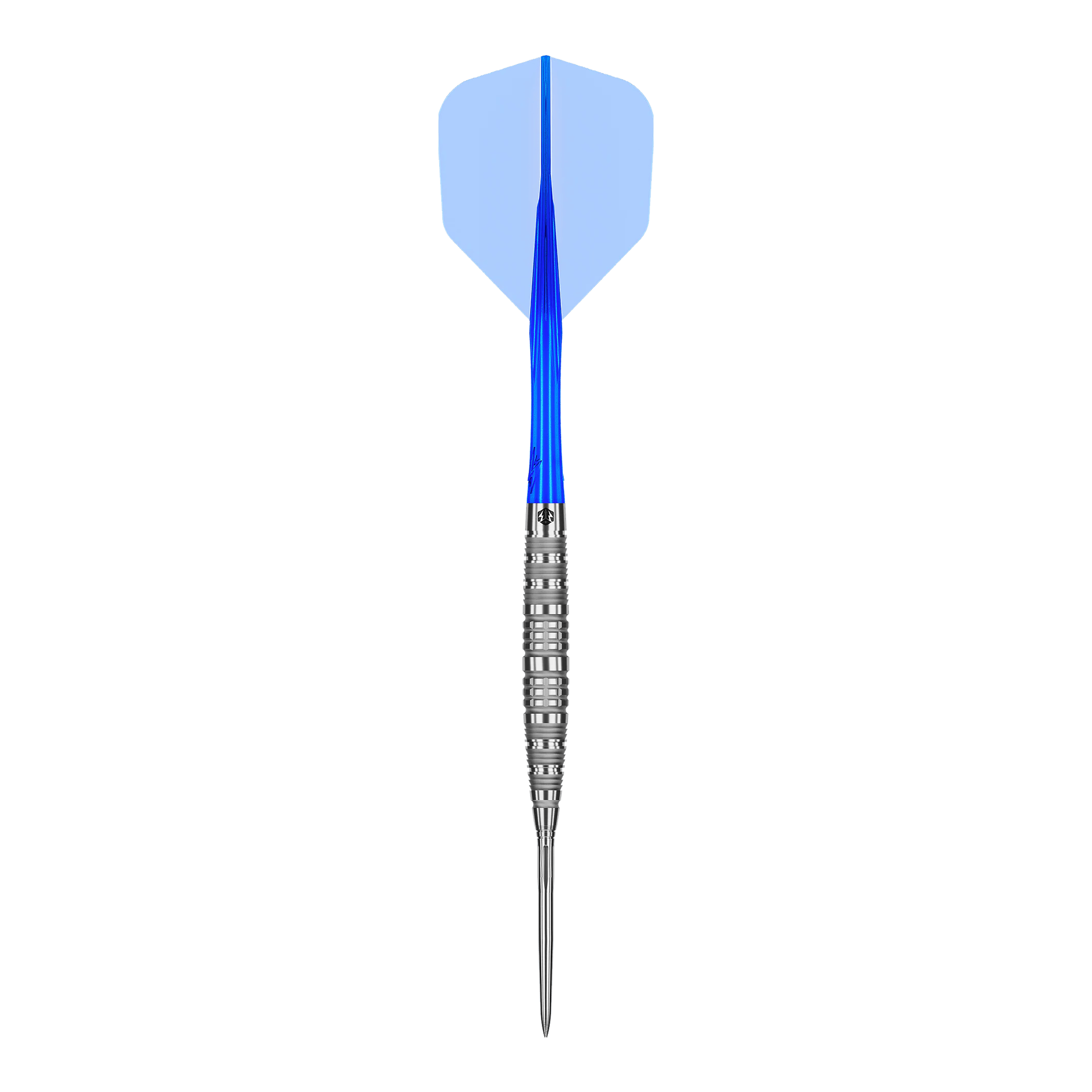 Dardos de acero Caliburn Rix EZ-EVO R6 Das Produkt Caliburn Rix EZ-EVO R6 Steeldarts wird gezeigt. Die Aufnahme hebt die Gestaltung und die Struktur des Darts hervor.