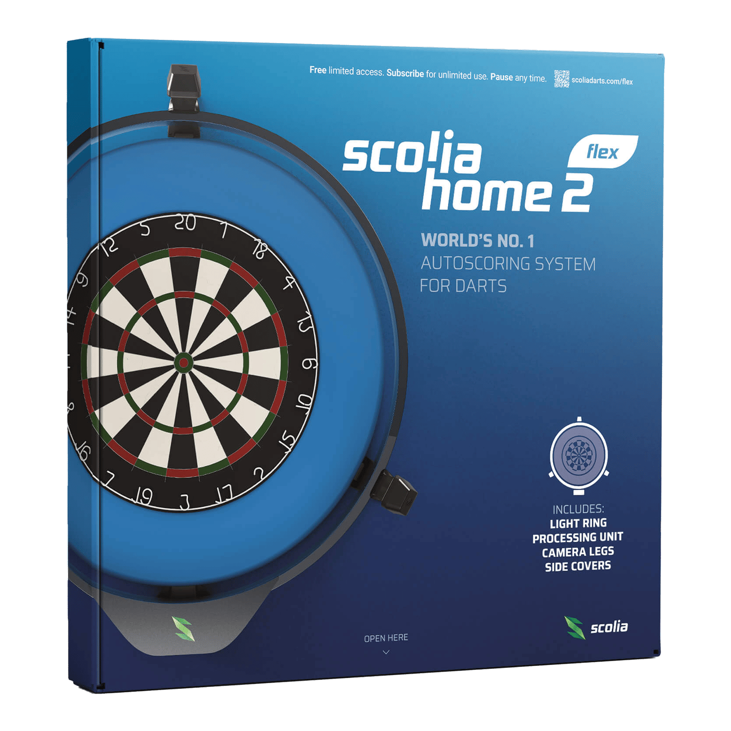 Scolia Home 2 FLEX - Sistema de Puntuación Electrónica con aro de iluminación