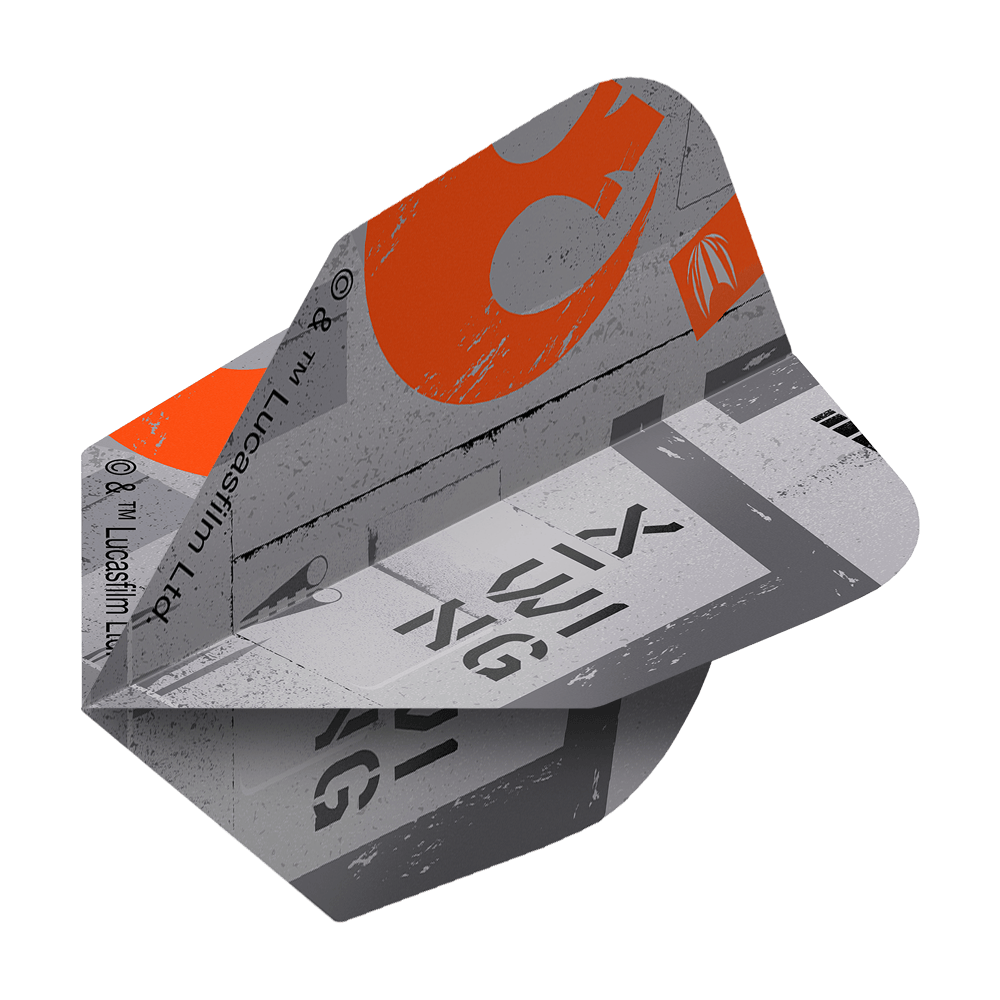 Vuelos Target Star Wars ProUltra X-Wing No6 Abgebildet ist das Produkt Target Star Wars ProUltra X-Wing No6 Flights. Die Dart-Flights sind mit Motiven aus Star Wars gestaltet.