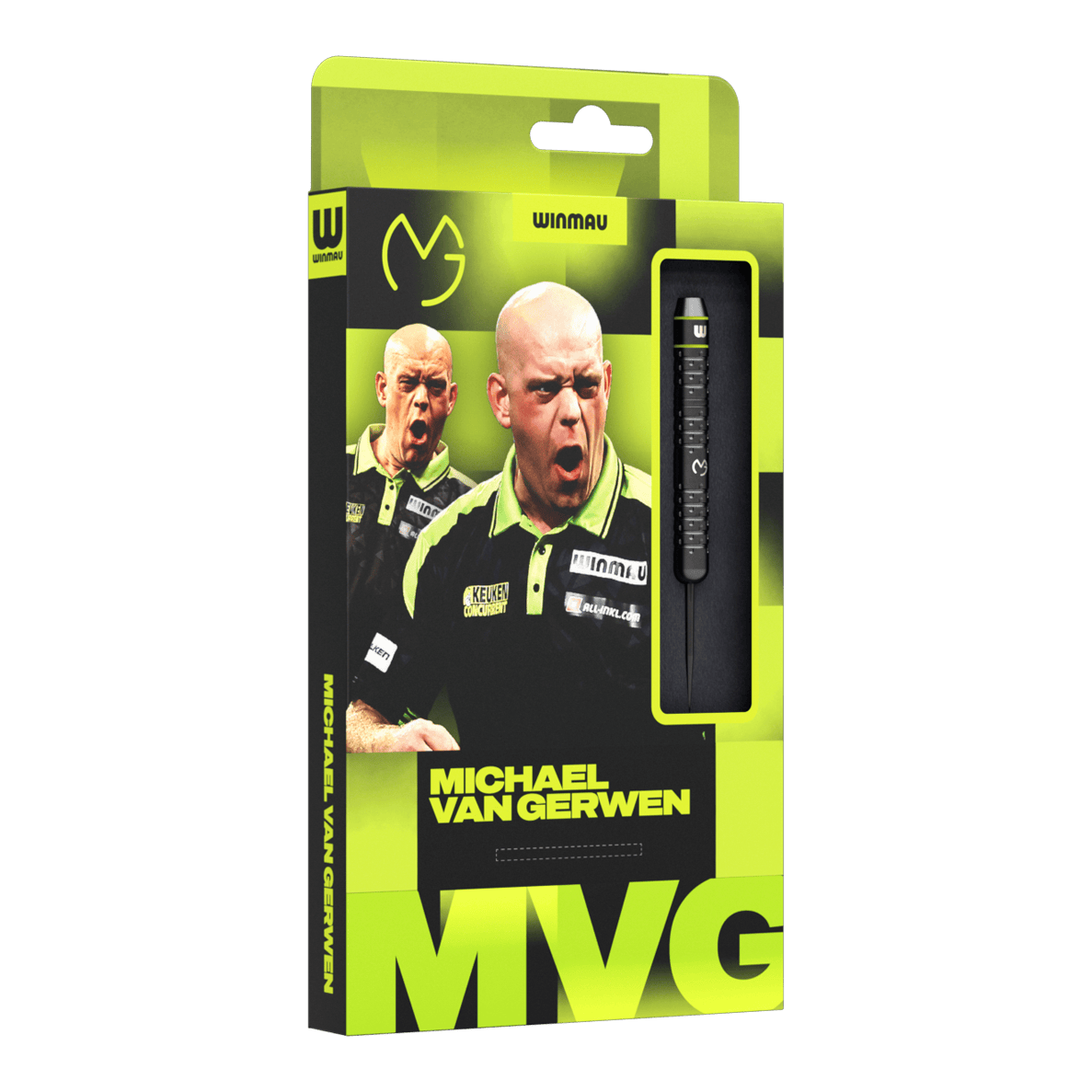 Dardos de acero Winmau Michael Van Gerwen Core Brass - 21 g Dardos de acero Winmau Michael Van Gerwen Core Brass - 21 g