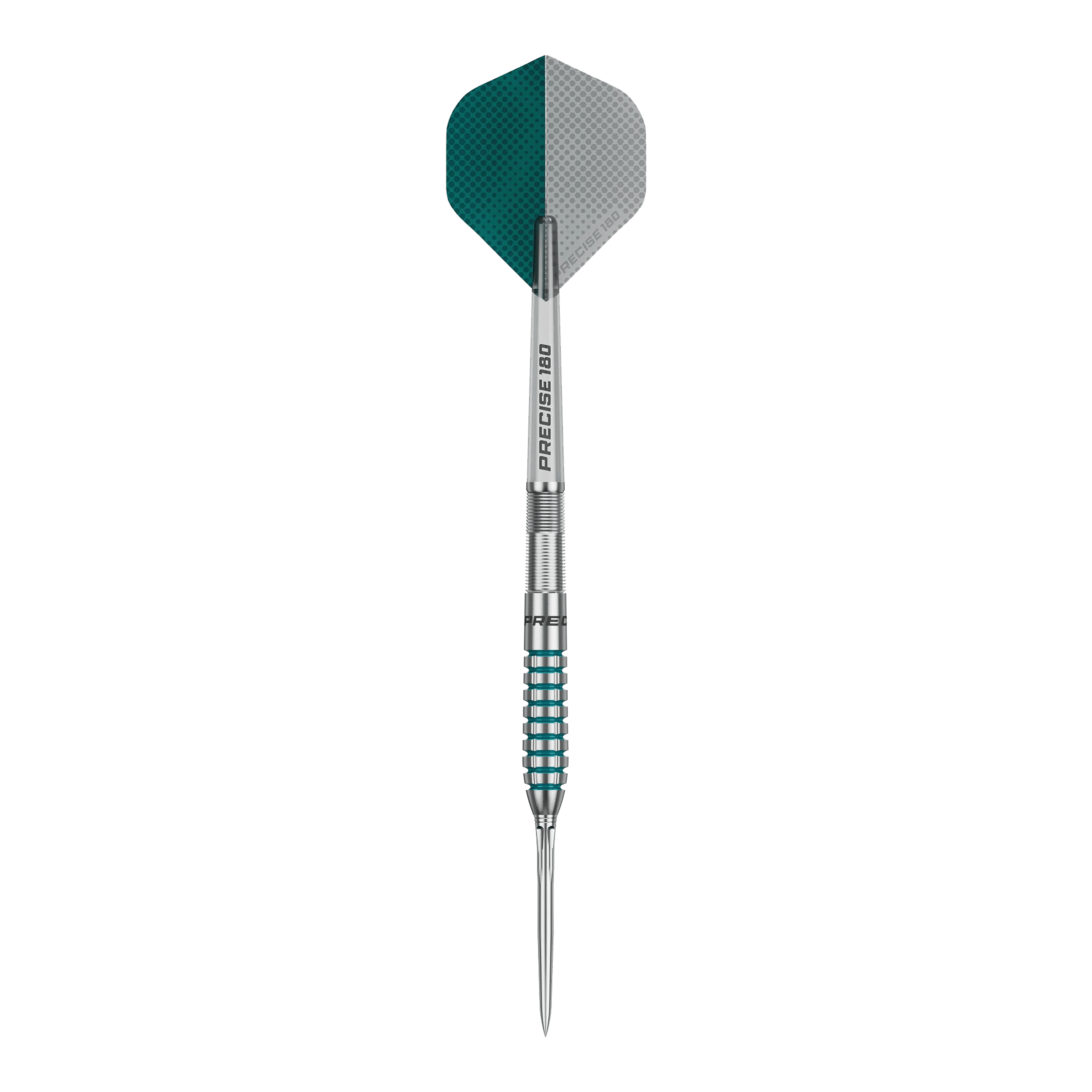 Dardos de acero Precise 180 MRV1 Dieses Bild zeigt die Precise 180 MRV1 Steeldarts - 23g. Die Darts haben ein modernes Design und sind langlebig.