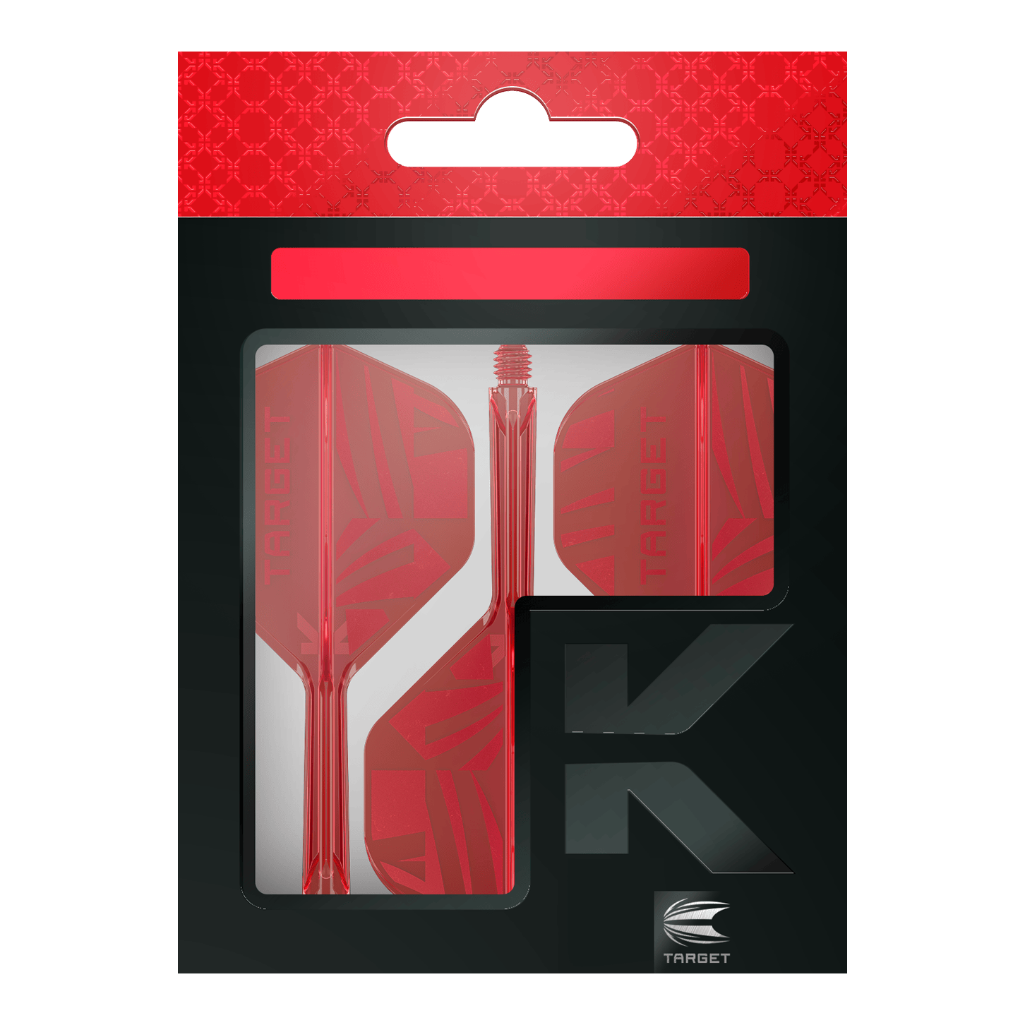 Vuelos estándar Target K-Flex Rojo No. 2 Vuelos estándar Target K-Flex Rojo No. 2