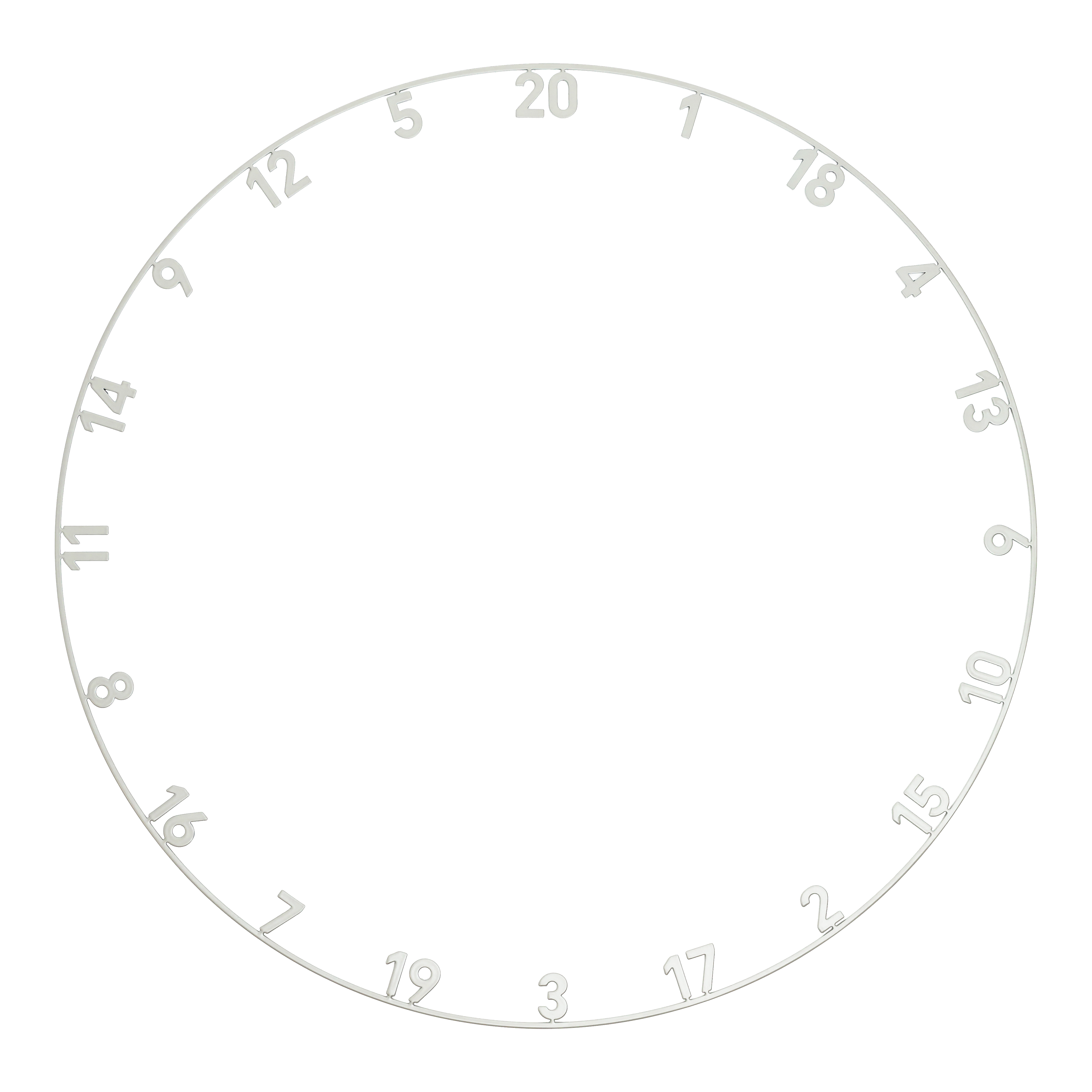 Zu sehen ist das Precise 180 Endorphine Steeldartboard mit Nummernring in der Farbe Gunmetal. Das Board bietet eine robuste und moderne Spielfläche.