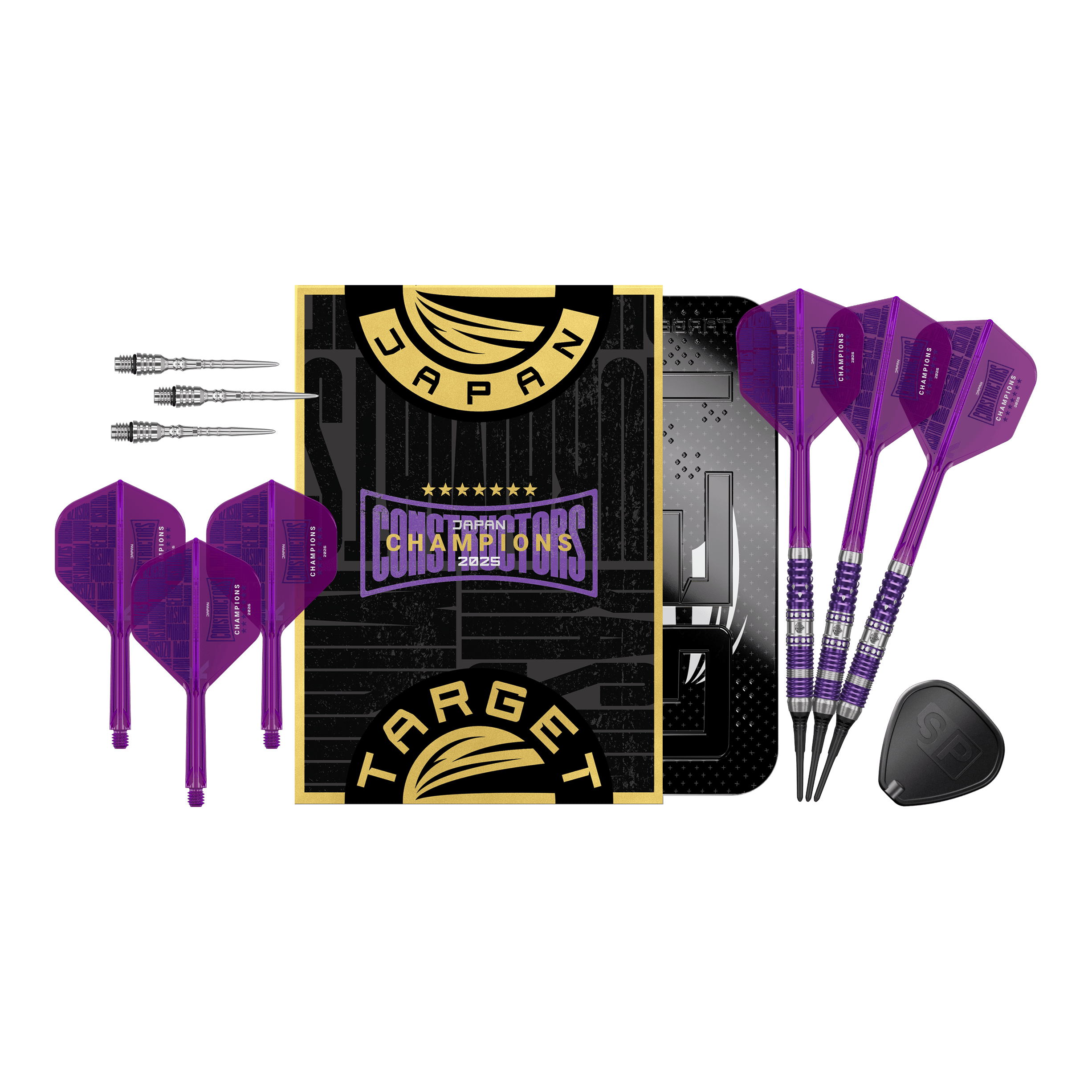 Dardos Target Japan Diamond GEN3 Constructors Champions Edición Limitada - 20 g Target Japan Diamond GEN3 Constructors Champions Limited Darts - 20g. Ein limitiertes Dart-Set mit edlem Design und 20g Gewicht.