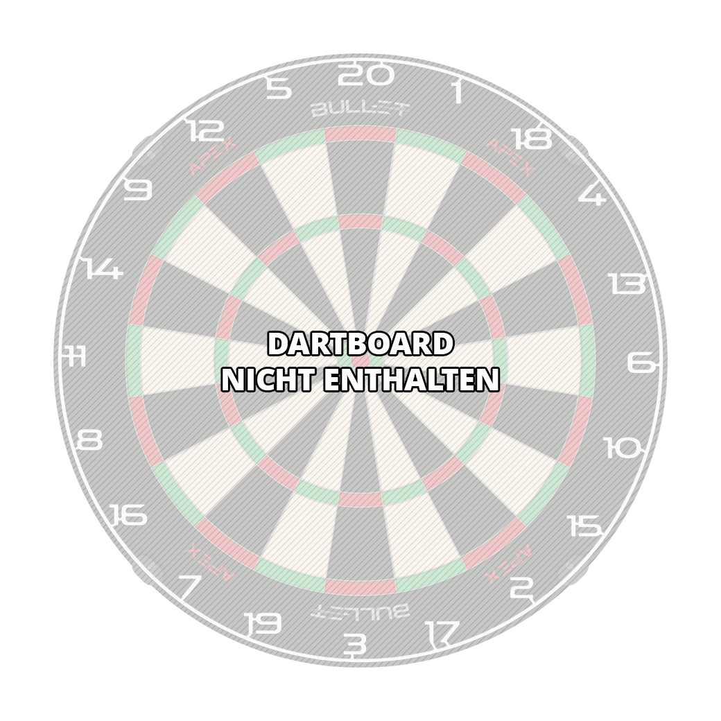 Anillo de número de diana de bala Bild mit dem Dateinamen BT1000100_Bullet_Dartboard_Zahlenring_Wei_3. Wahrscheinlich ist darauf ein weiterer weißer Zahlenring für ein Dartboard zu sehen.