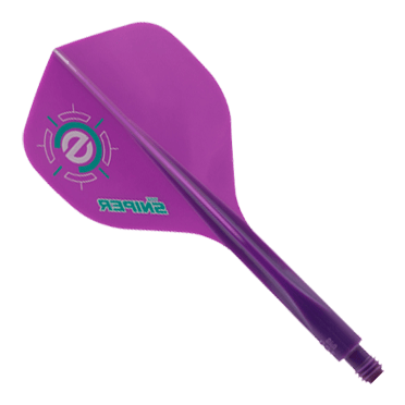 Sistema de vuelo Condor Ax 120 Connor Scutt Sniper Purple - Estándar Das Bild zeigt ein lila Dart-Flightsystem mit der Aufschrift "Sniper". Es handelt sich um das Modell "Condor Axe 120 Connor Scutt Sniper Purple Flight-System - Standard".