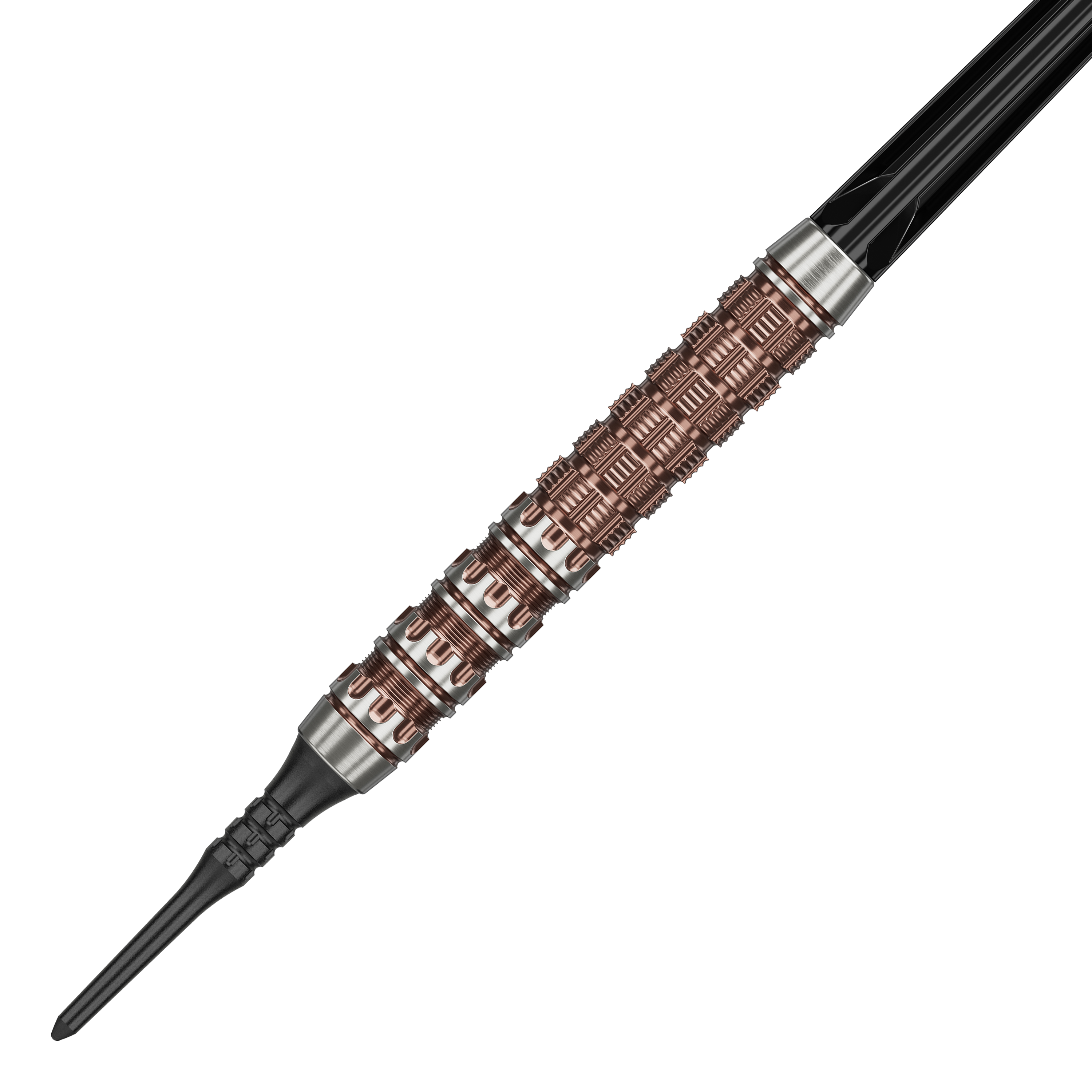 Dardos blandos Target Japan Prime Series George Nishitani Raptor GEN6 - 19,5 g Zu sehen sind die Target Japan Prime Series George Nishitani Raptor GEN6 Softdarts mit einem Gewicht von 21,5g. Die Softdarts werden aus einer anderen Perspektive dargestellt.